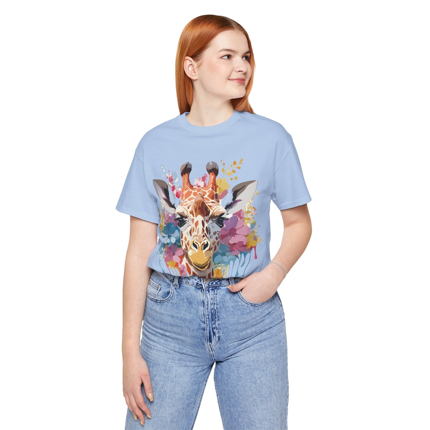 Shirt with Animals | Giraffe Printify