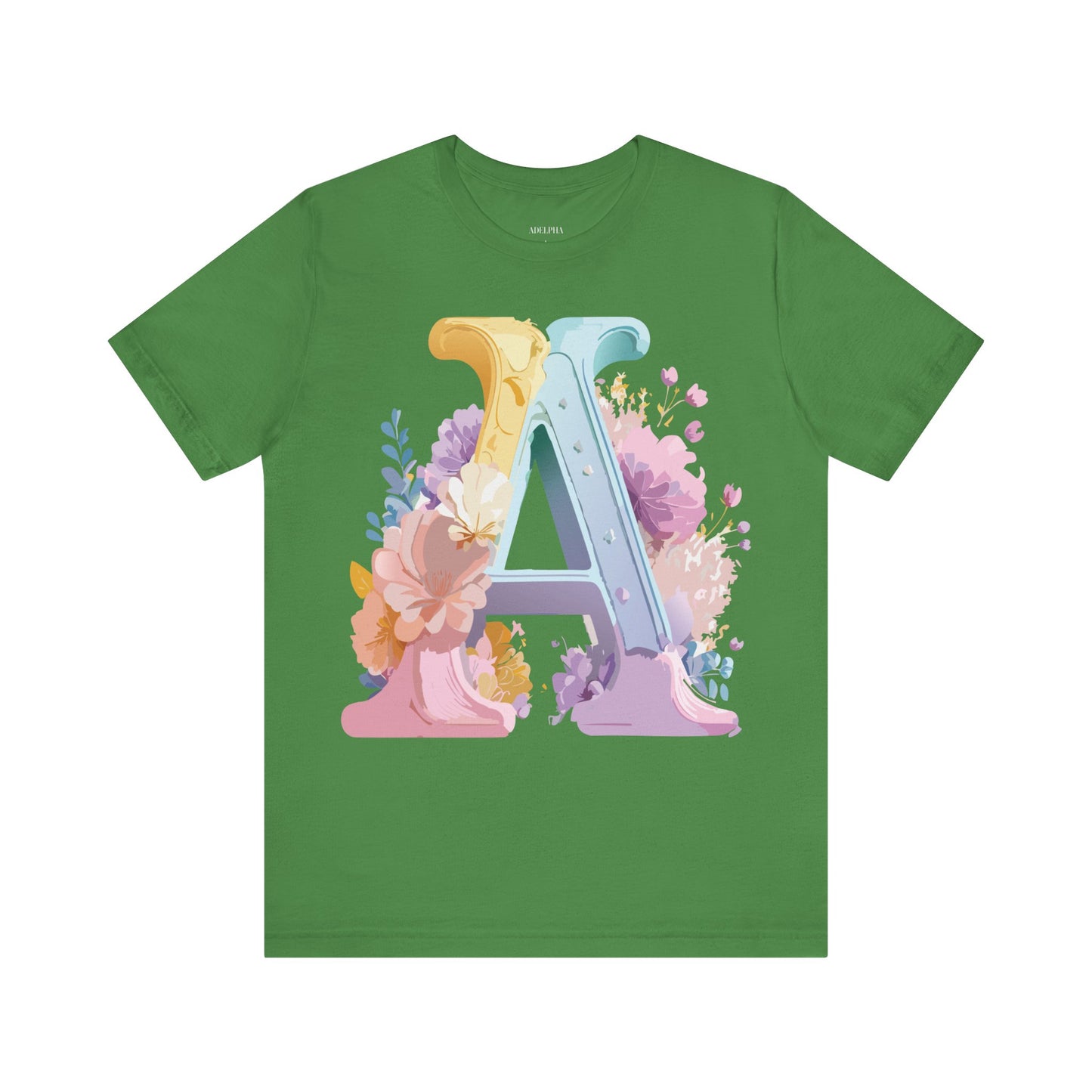 Natural Cotton Tee Shirt - Letters Collection - A Printify