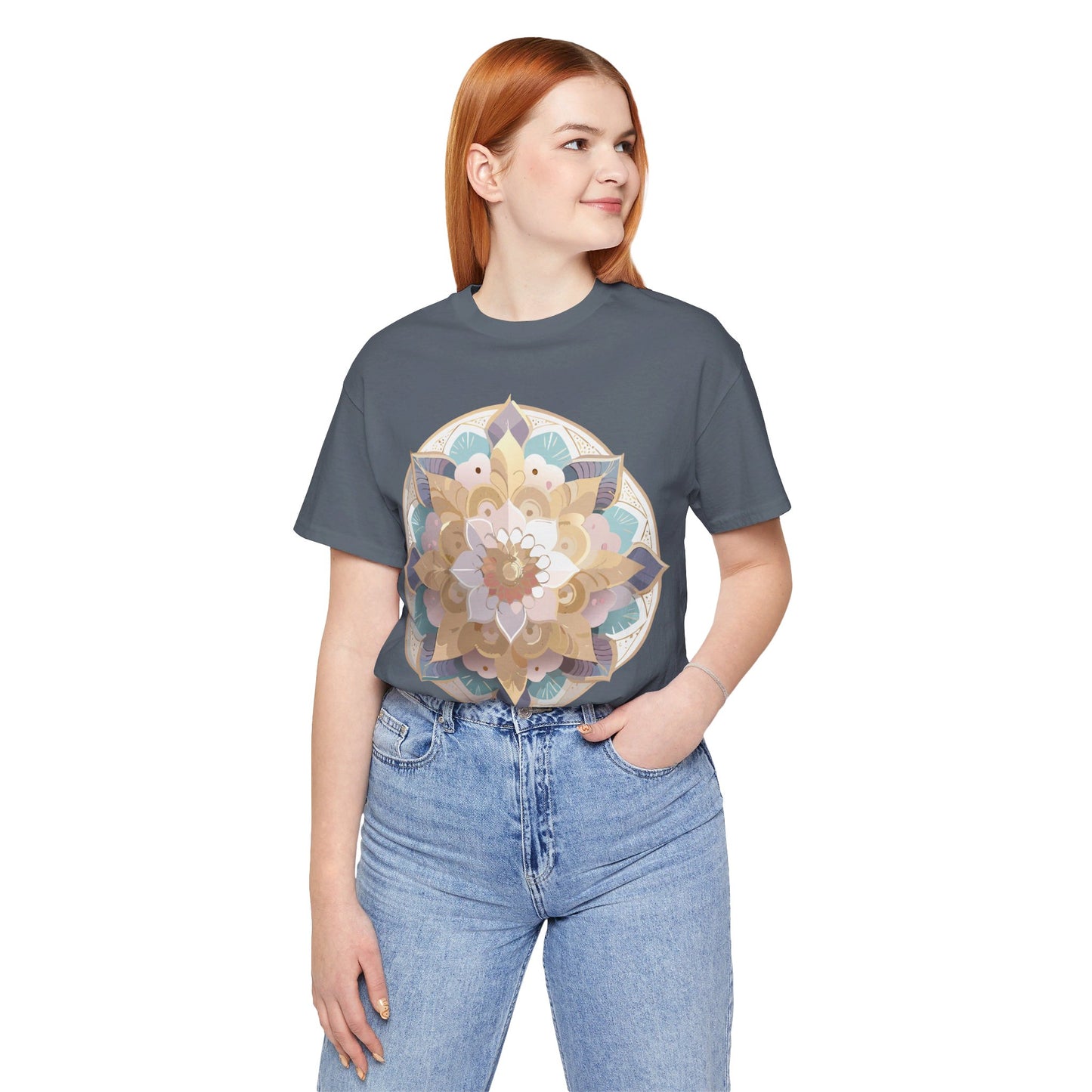 Natural Cotton Tee Shirt - Medallion Collection Printify