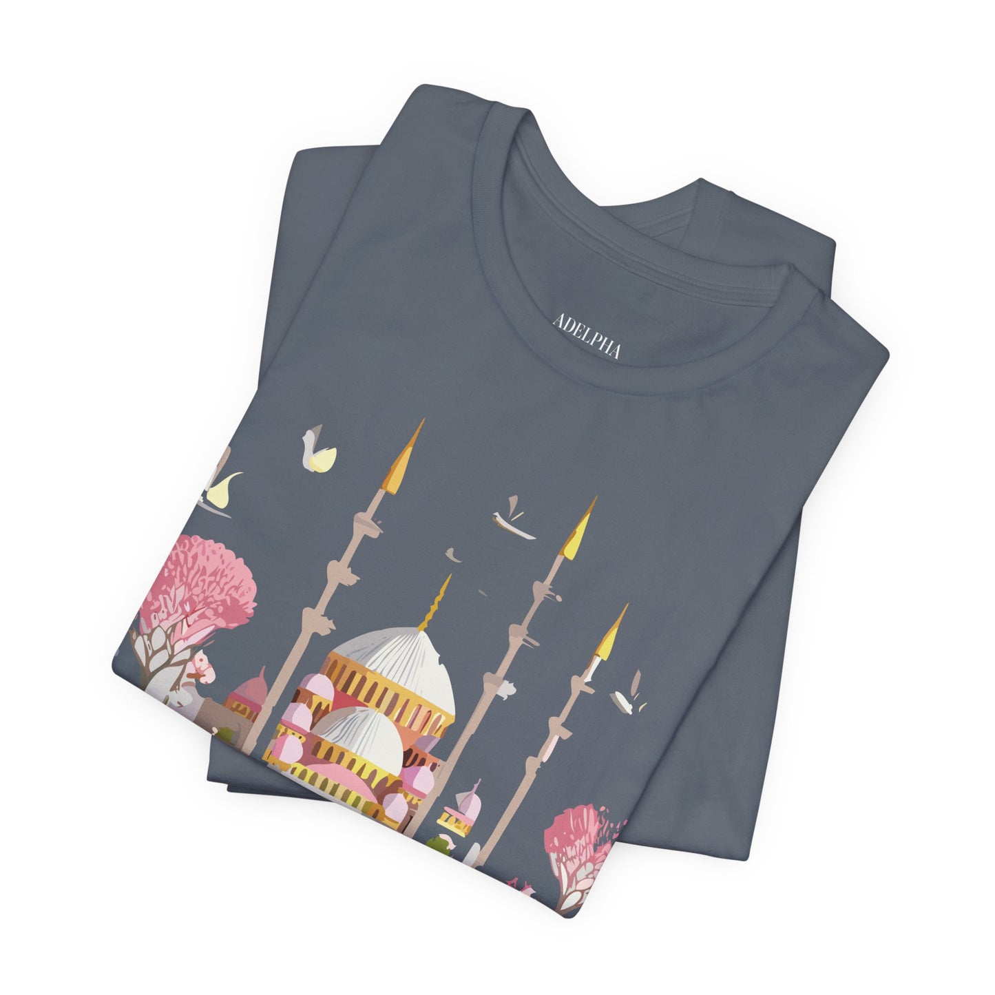 Natural Cotton Tee Shirt - Istanbul, Turkey Printify