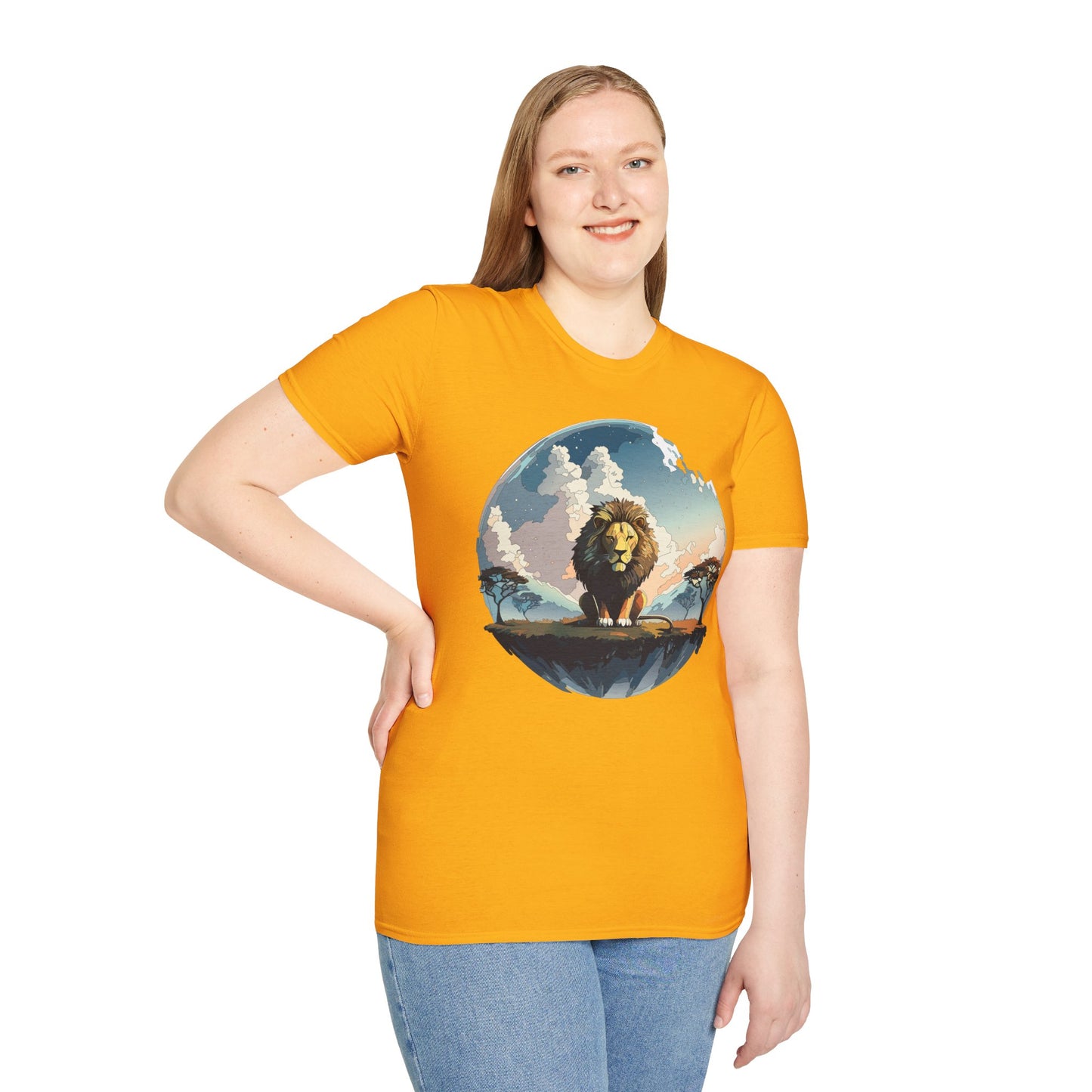 Lion Shirt, Shirt with Lion, Animal Tee, Shirt with Animals