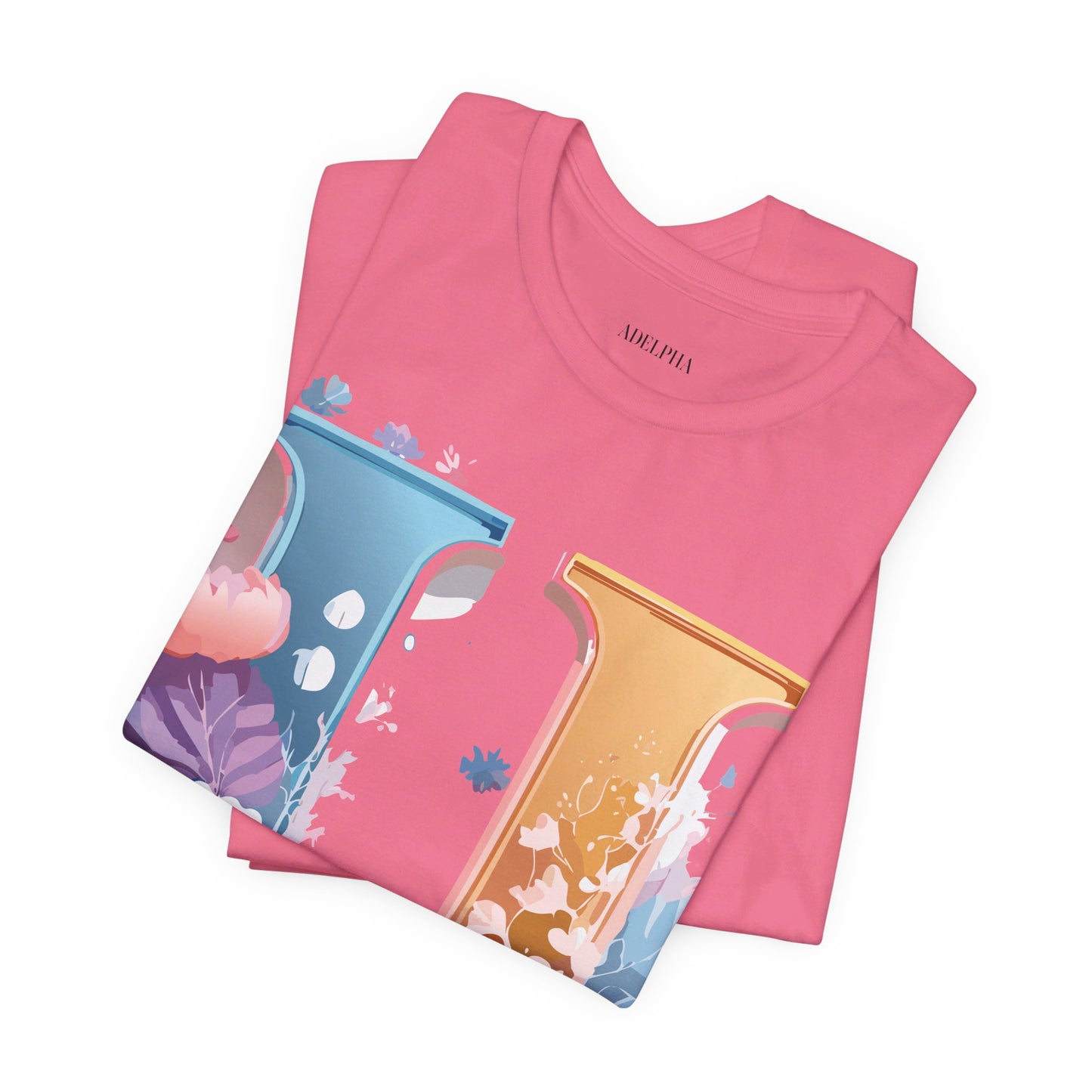Natural Cotton Tee Shirt - Letters Collection - U Printify