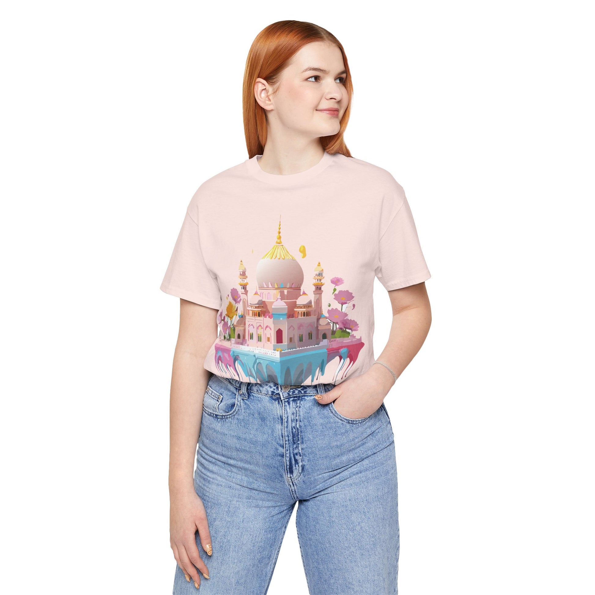 Natural Cotton Tee Shirt - Bukhara, Uzbekistan Printify