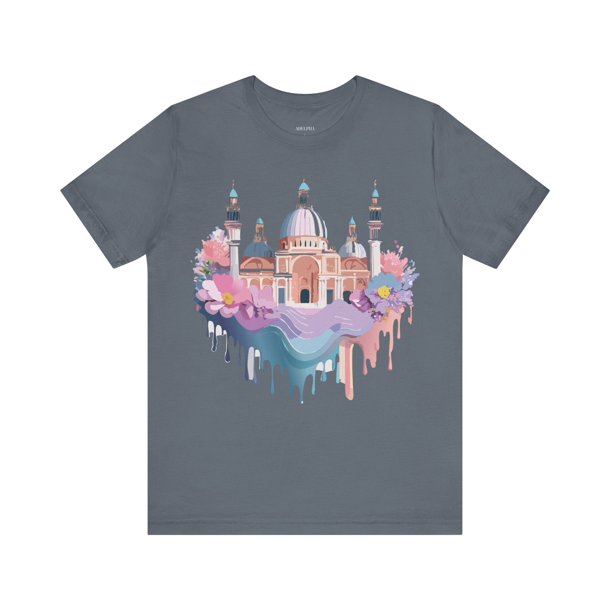 Natural Cotton Tee Shirt - Beautiful Places Collection - Venice Printify