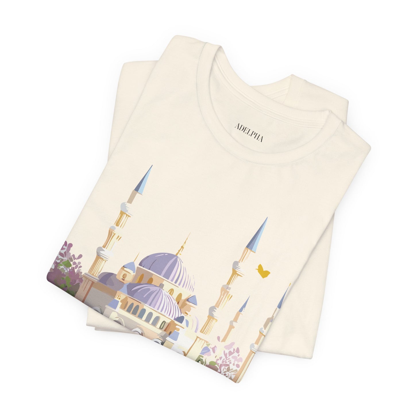 Natural Cotton Tee Shirt - Istanbul, Turkey Printify
