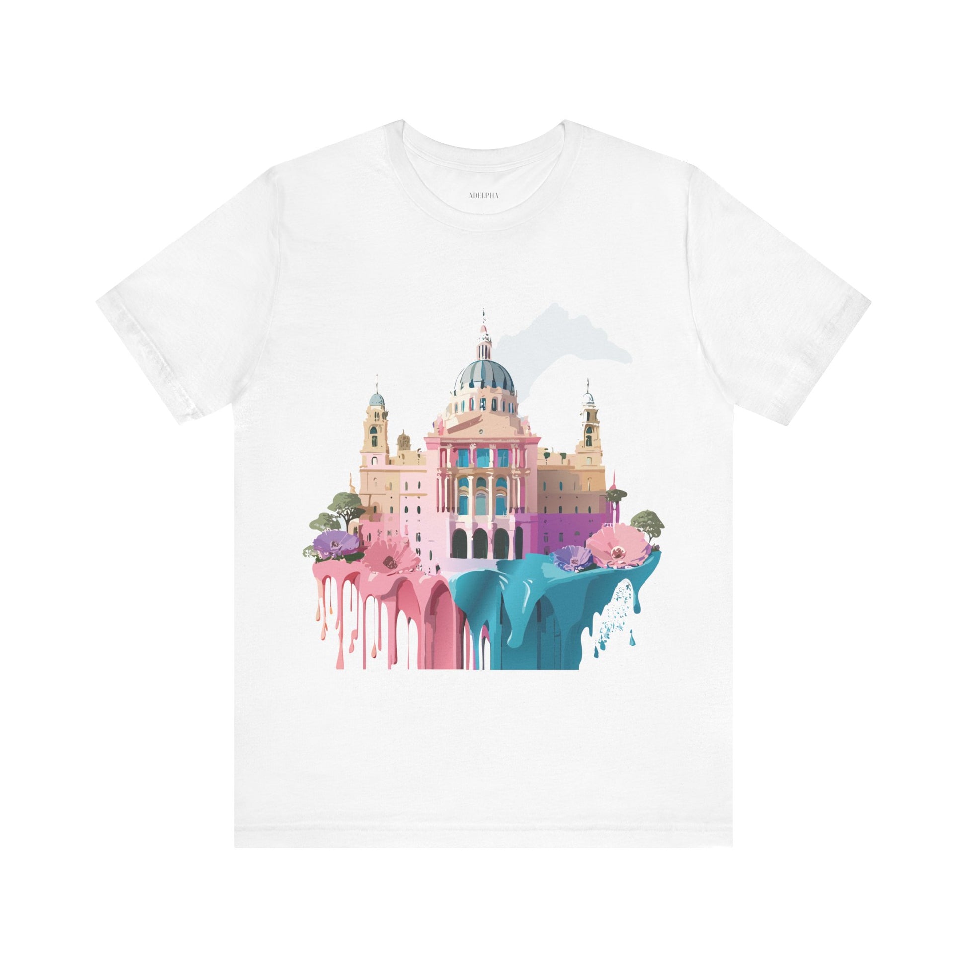 Natural Cotton Tee Shirt - Beautiful Places Collection - Madrid Printify