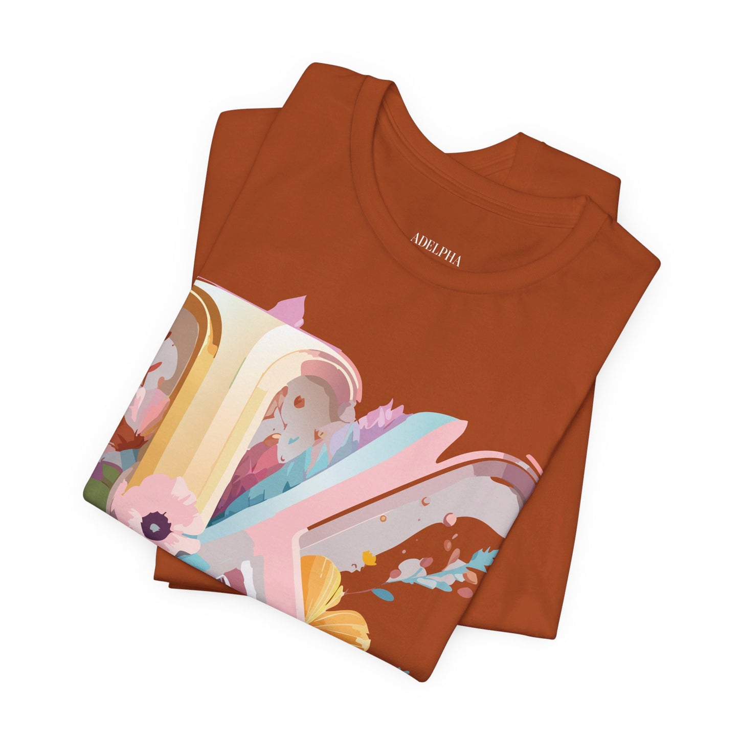 Natural Cotton Tee Shirt - Letters Collection - K Printify