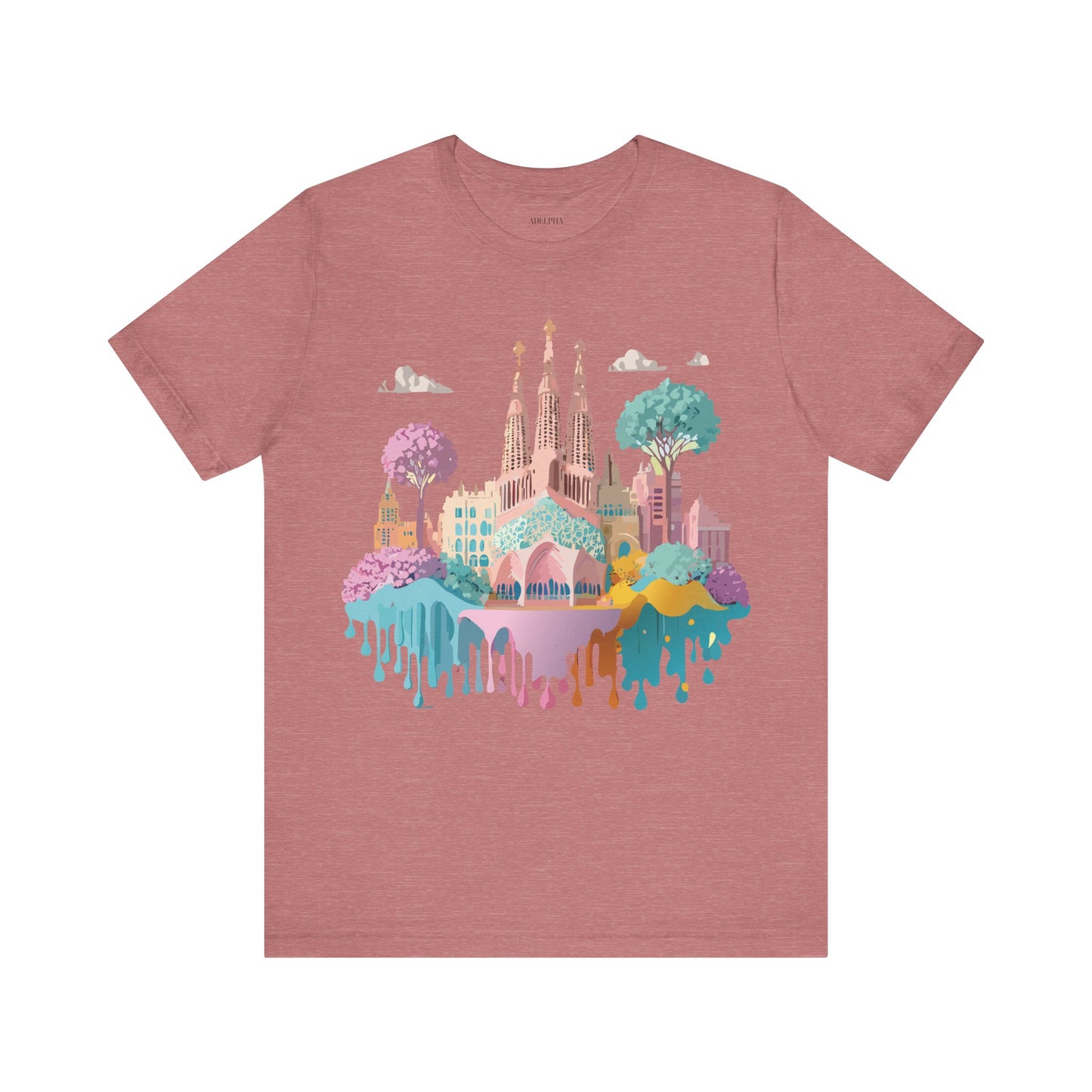 Tourist Shirt, Shirt with Barcelona - ADELPHA