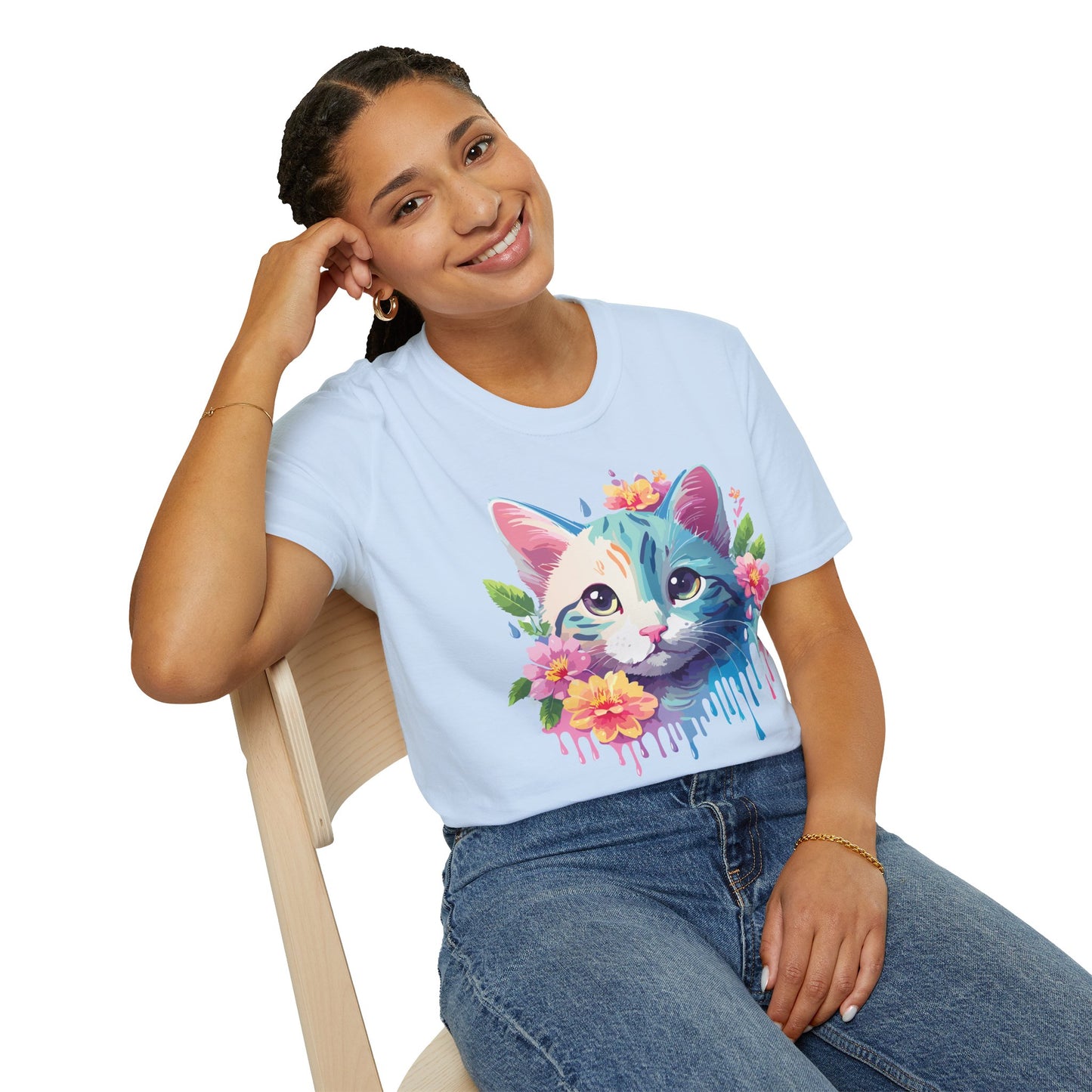 Cat Shirt, Shirt with Cat, Cats Tee, Kitten Tee