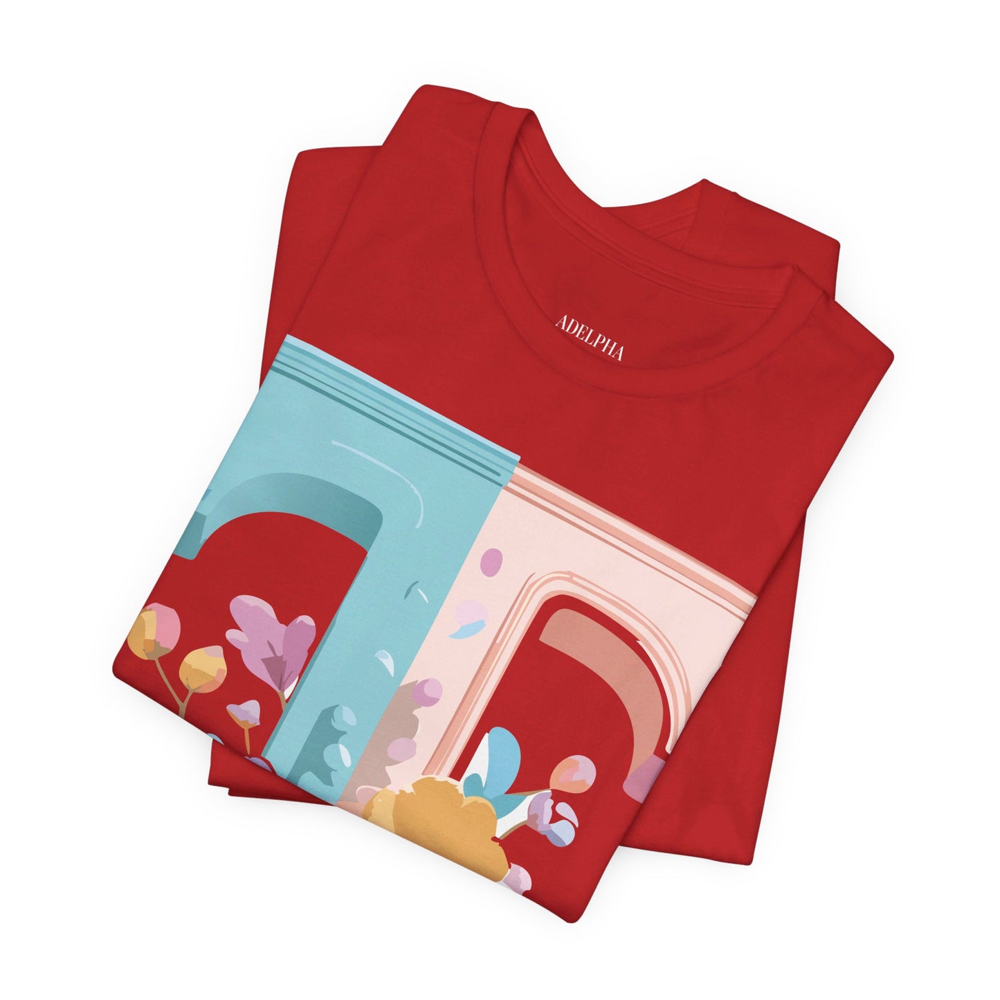 Natural Cotton Tee Shirt - Letters Collection - T Printify
