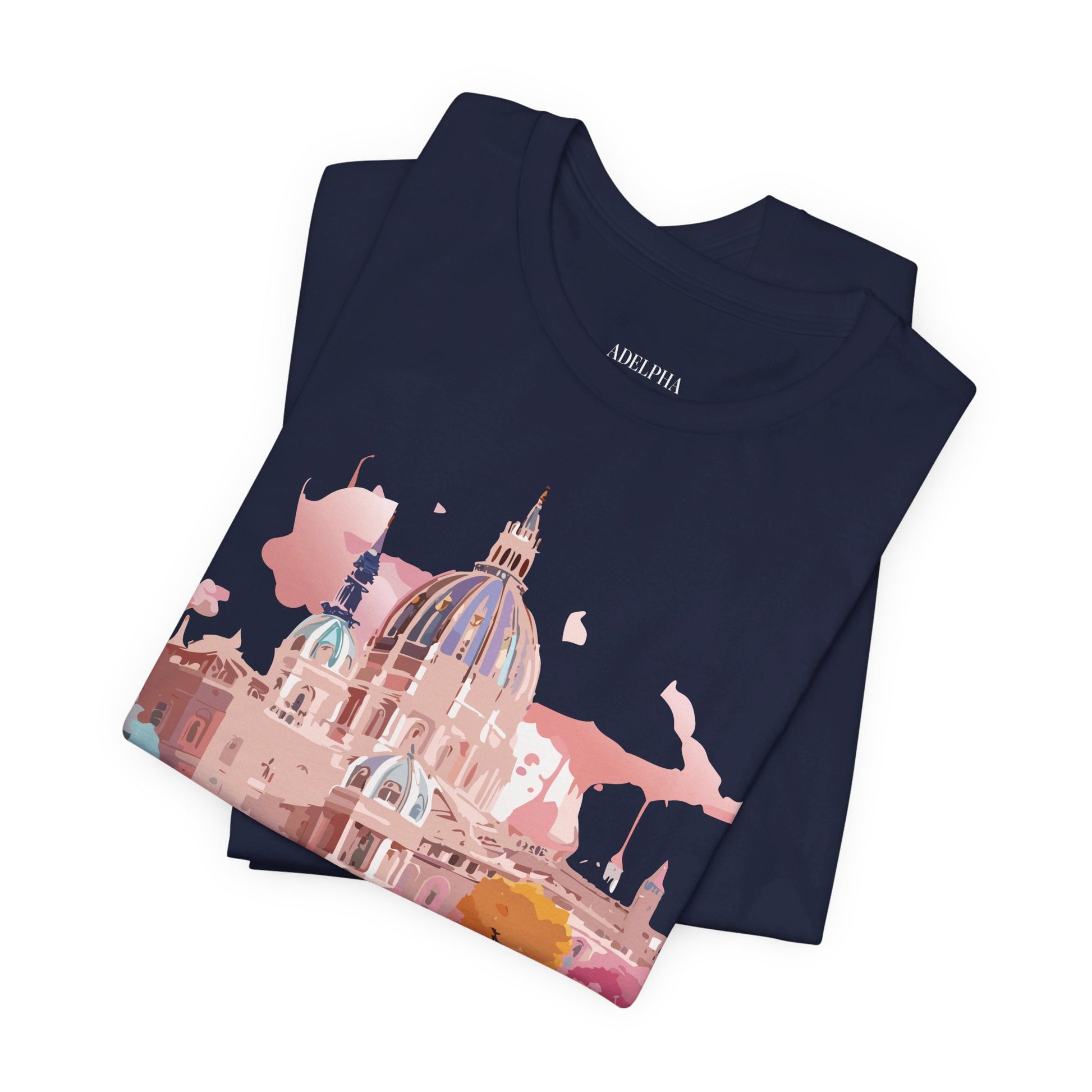 Natural Cotton Tee Shirt - Beautiful Places Collection - Vienna Printify