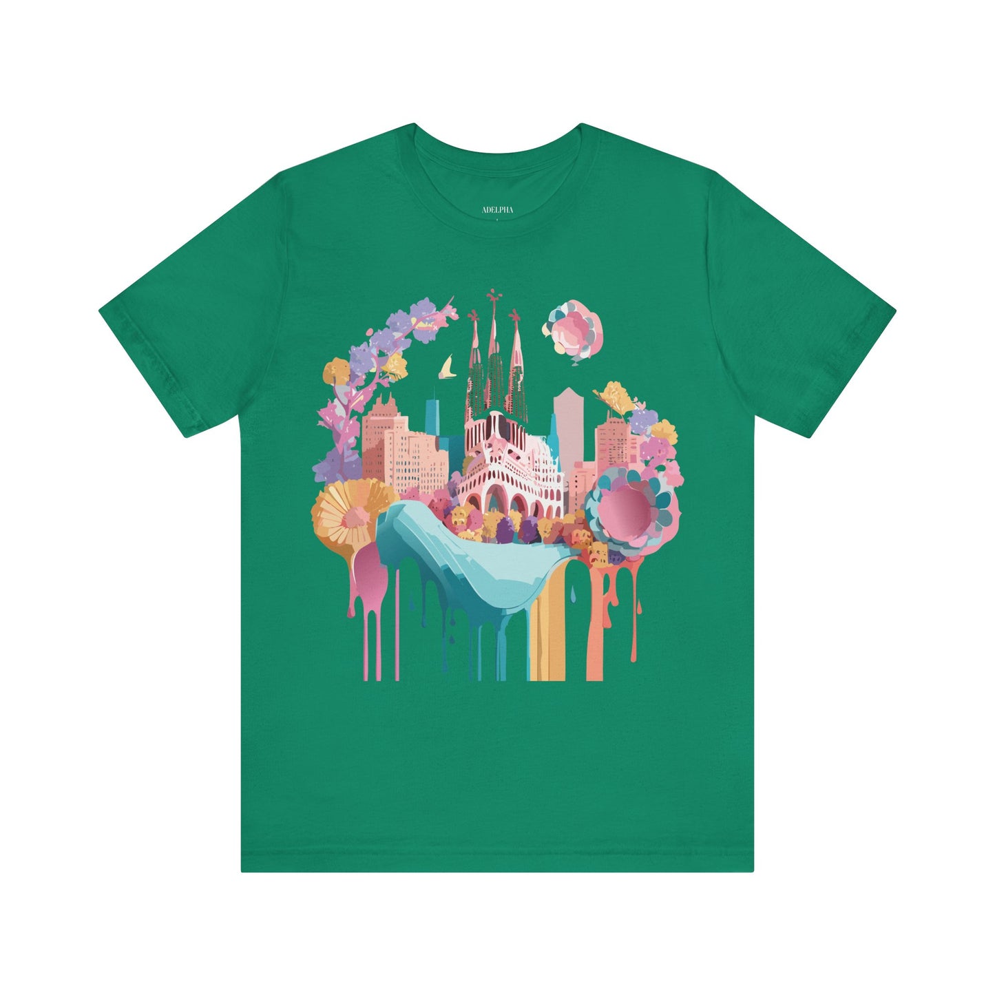 Tourist Shirt, Shirt with Barcelona - ADELPHA