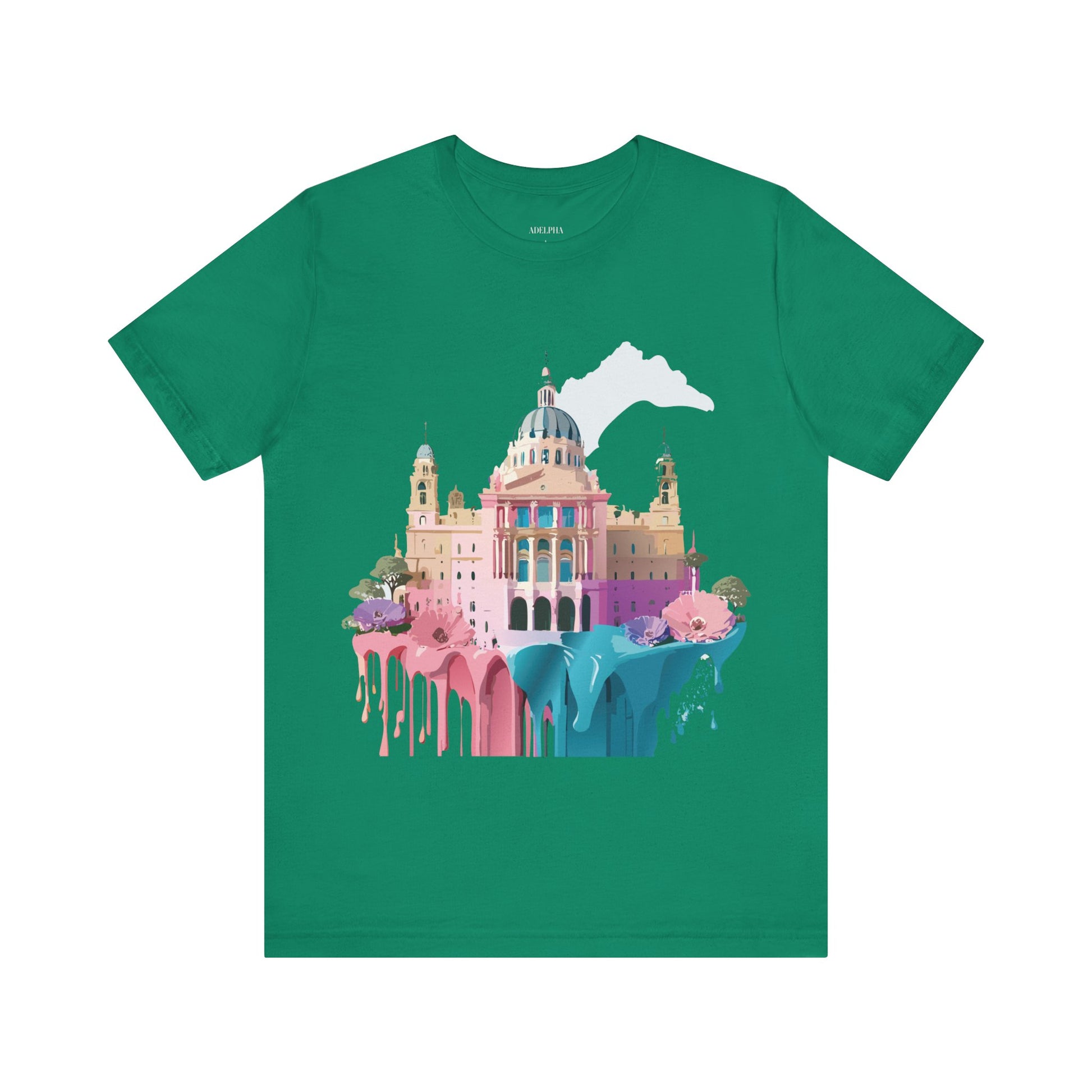 Natural Cotton Tee Shirt - Beautiful Places Collection - Madrid Printify