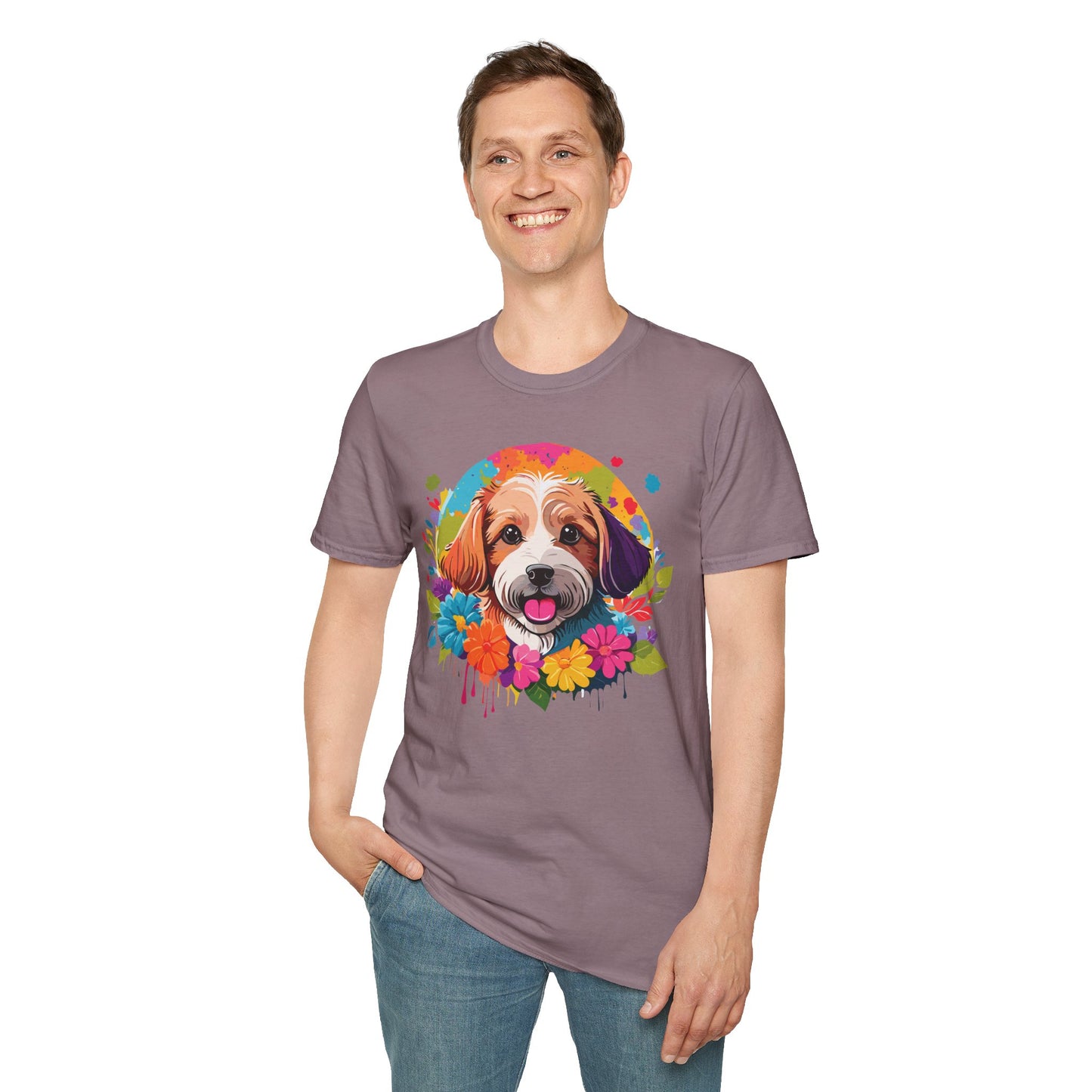 Dog Shirt, Shirt with Dog, Animal Tee, Shirt with Animals