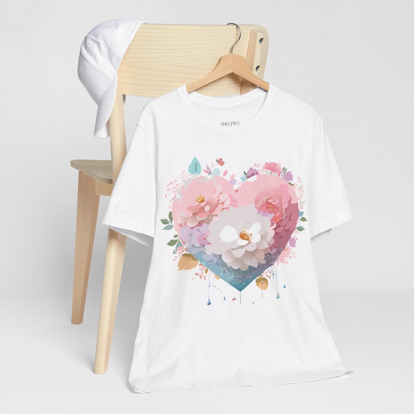 Natural Cotton Tee Shirt - Love story Collection Printify