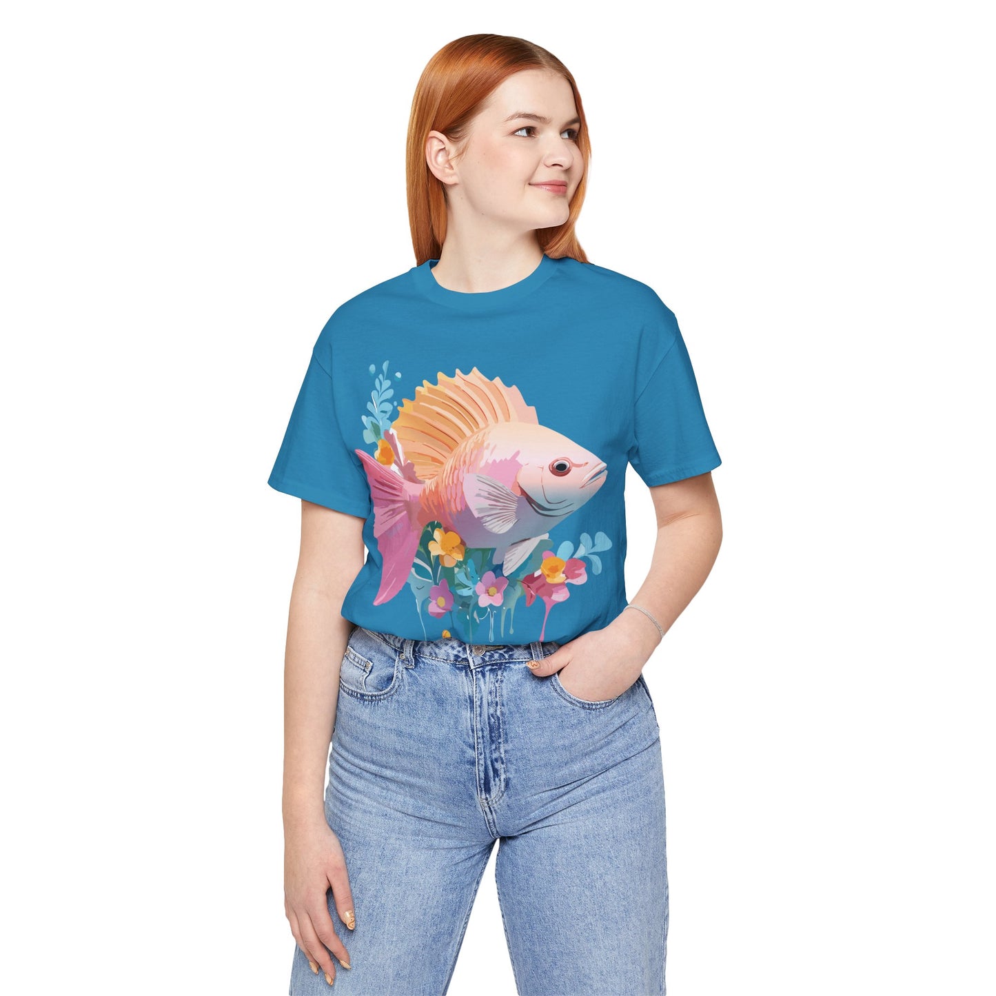 Shirt with Animals | Fish Printify