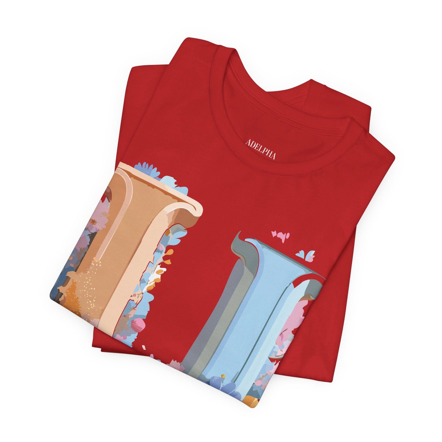Natural Cotton Tee Shirt - Letters Collection - U Printify
