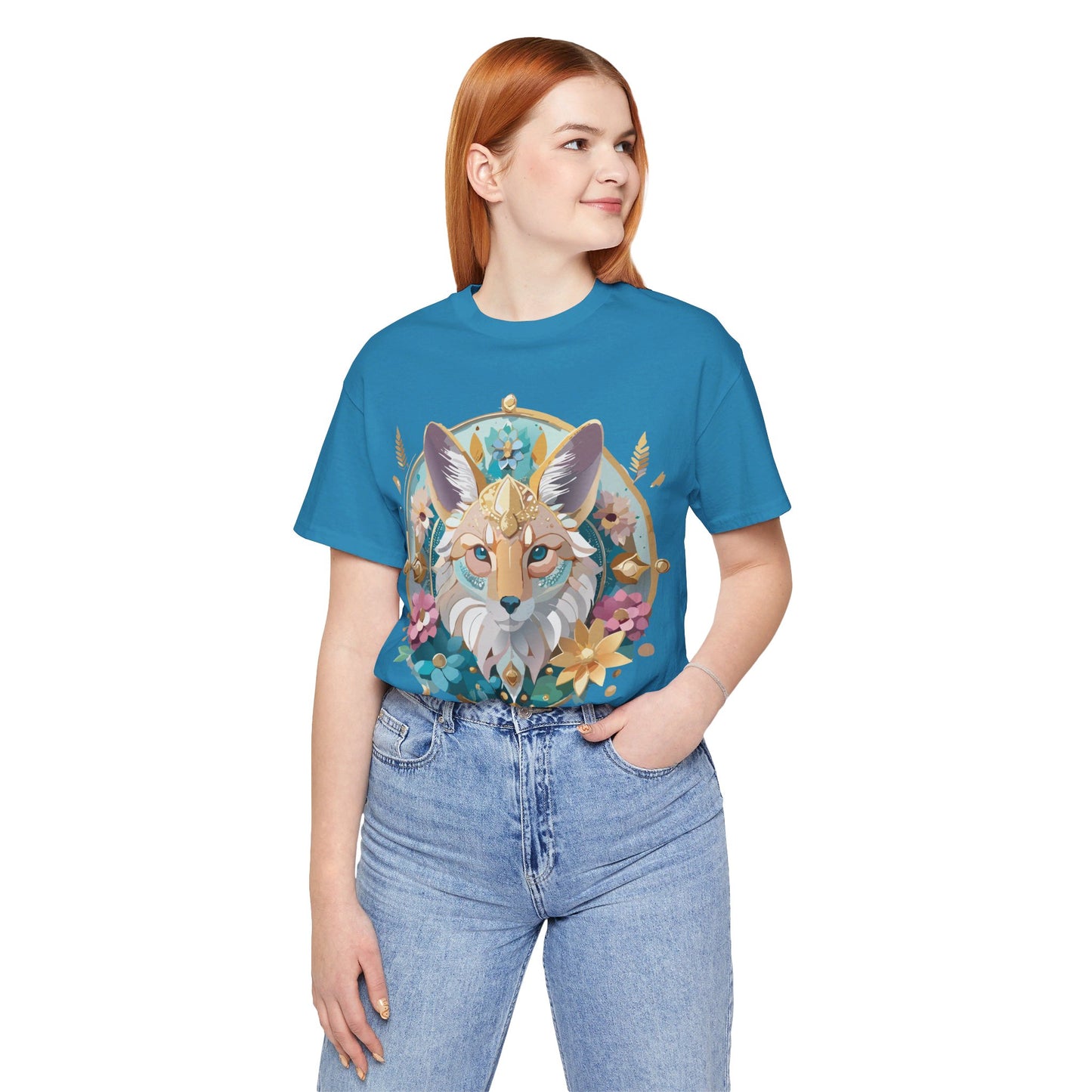 Natural Cotton Tee Shirt - Medallion Collection Printify