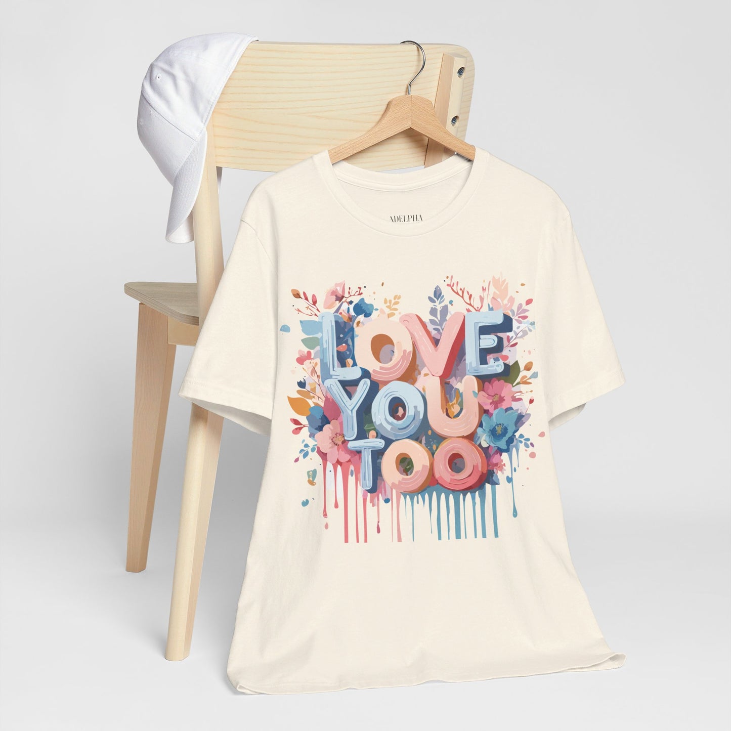 Natural Cotton Tee Shirt - Love story Collection Printify