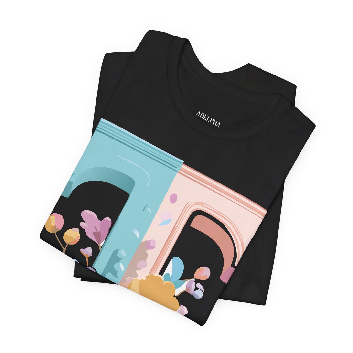 Natural Cotton Tee Shirt - Letters Collection - T Printify
