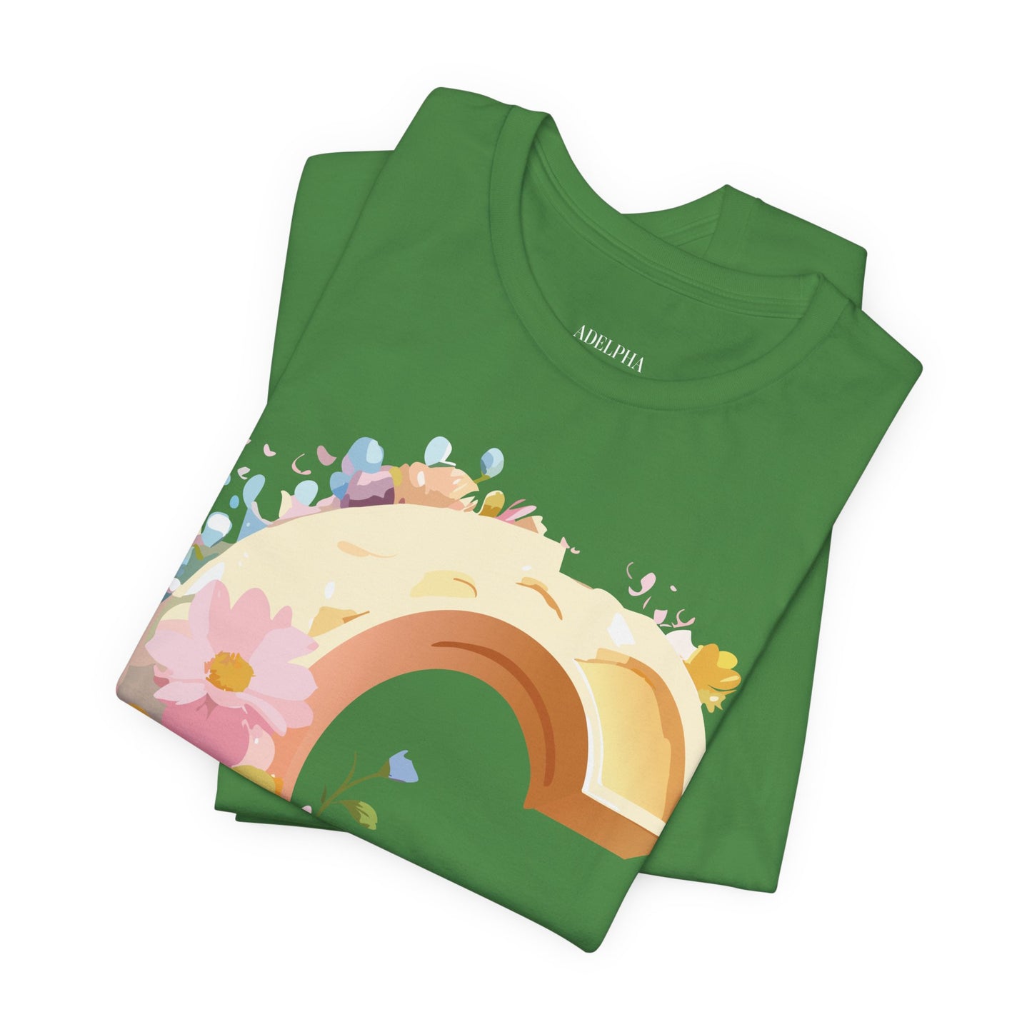 Natural Cotton Tee Shirt - Letters Collection - C Printify