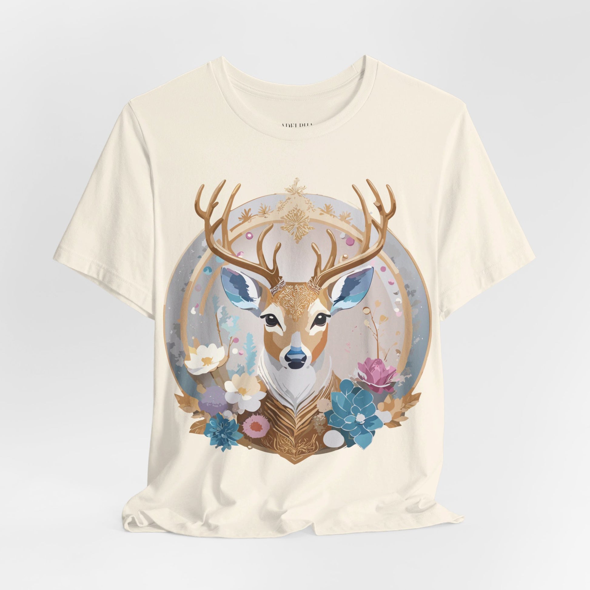Natural Cotton Tee Shirt - Medallion Collection Printify