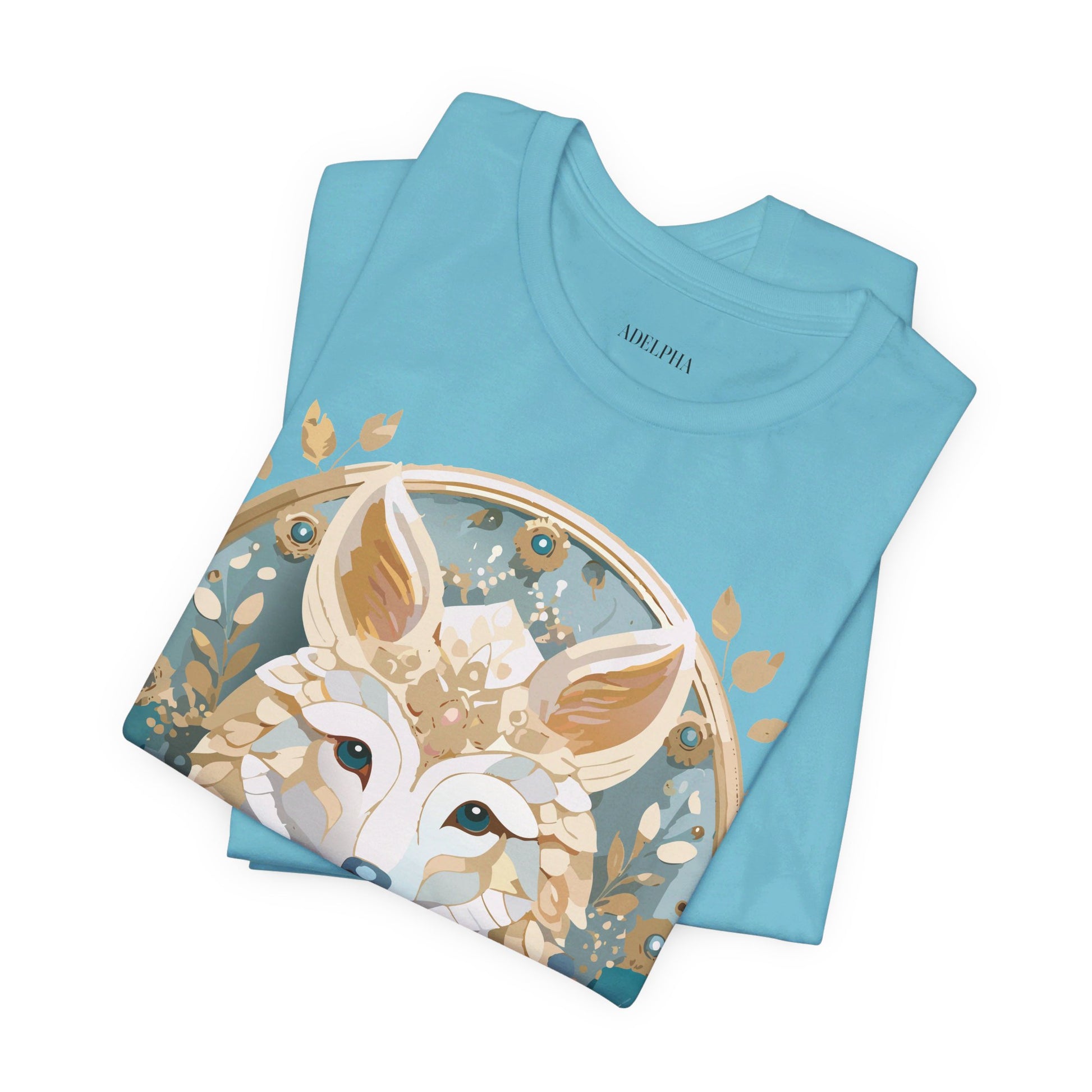 Natural Cotton Tee Shirt - Medallion Collection Printify