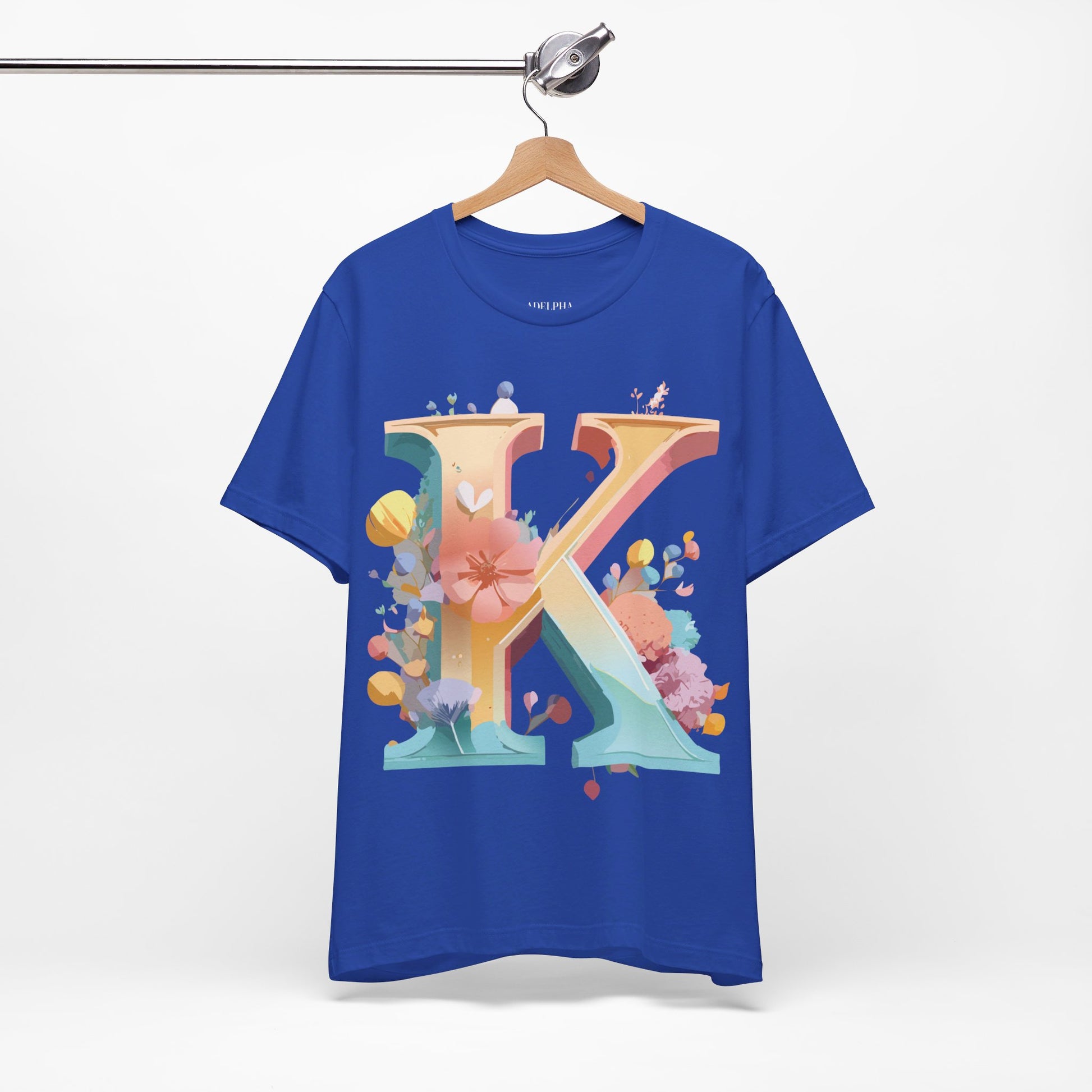 Natural Cotton Tee Shirt - Letters Collection - K Printify