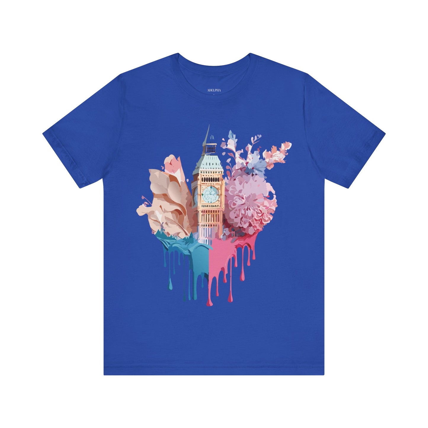 Natural Cotton Tee Shirt - Beautiful Places Collection - London Printify