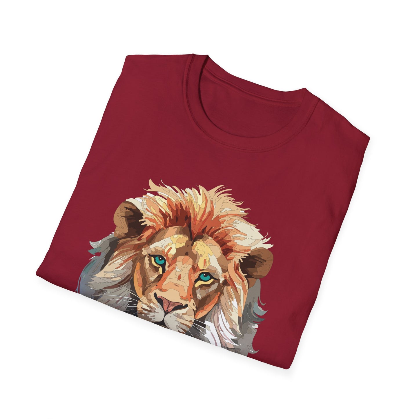 Lion Shirt, Shirt with Lion, Floral Lion Tee, Shirt with Animals