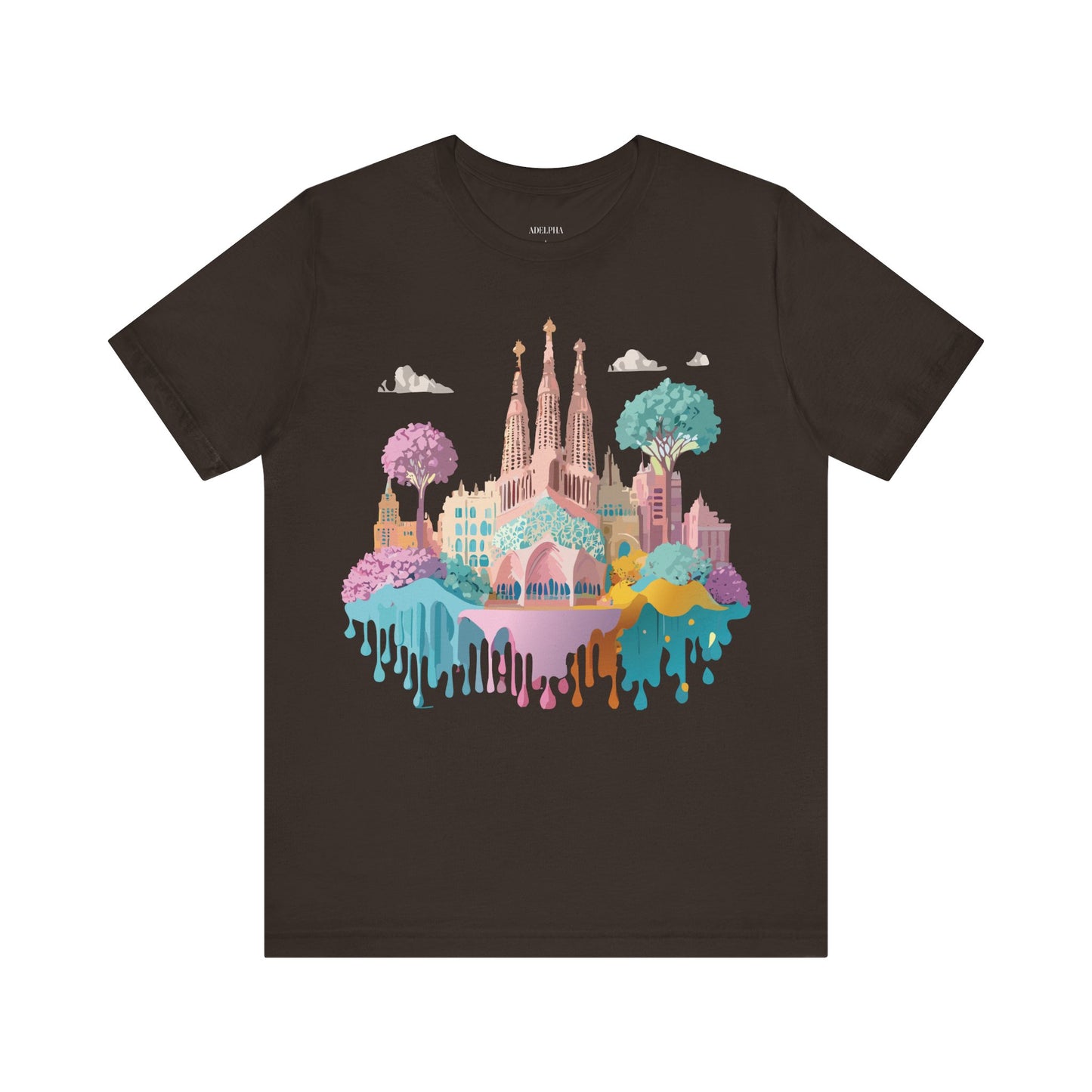 Tourist Shirt, Shirt with Barcelona - ADELPHA