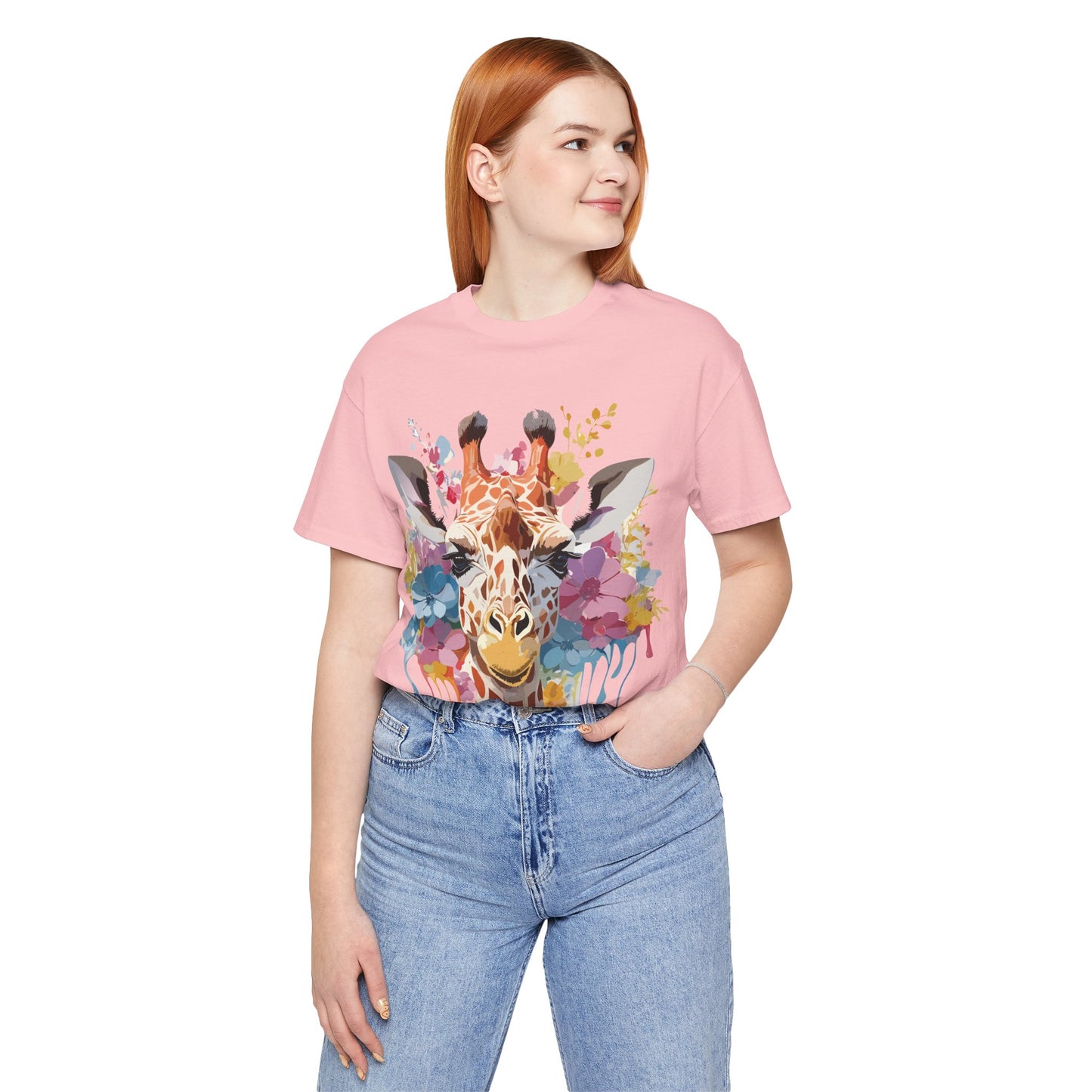 Shirt with Animals | Giraffe Printify