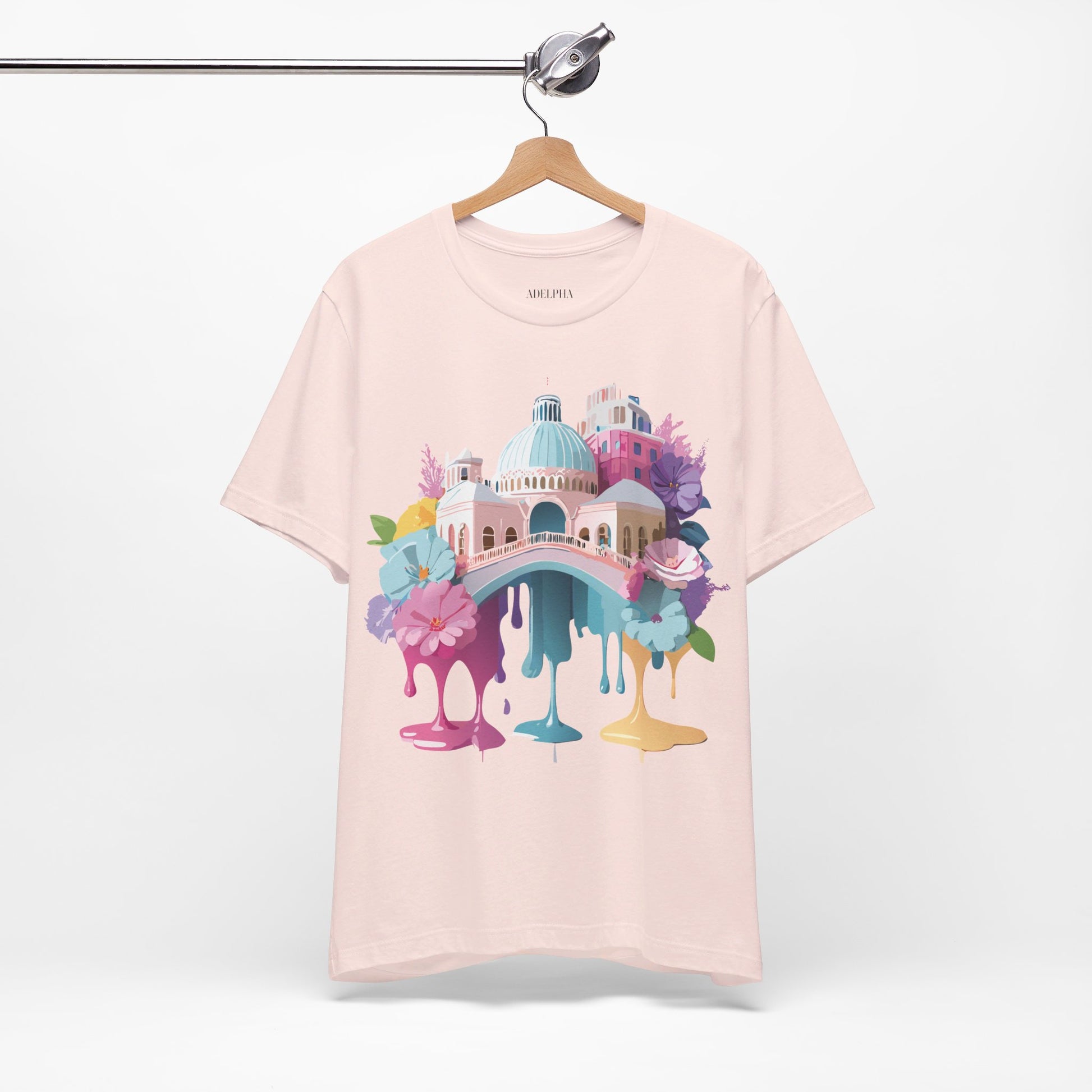 Natural Cotton Tee Shirt - Beautiful Places Collection - Venice Printify