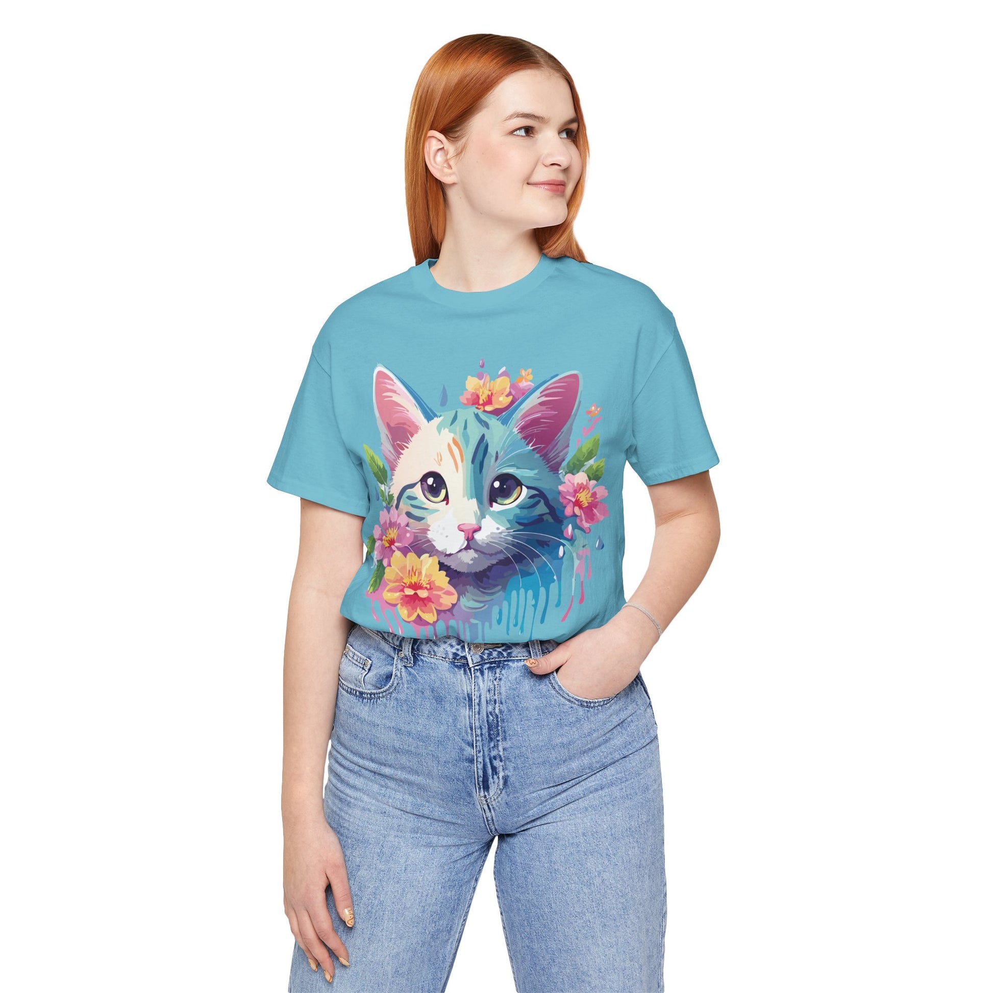 Cat Shirt, Shirt with Cat - ADELPHA