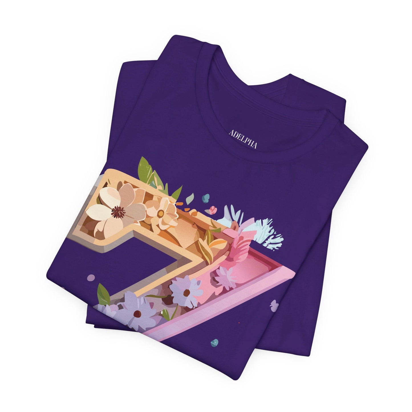Natural Cotton Tee Shirt - Letters Collection - Z Printify