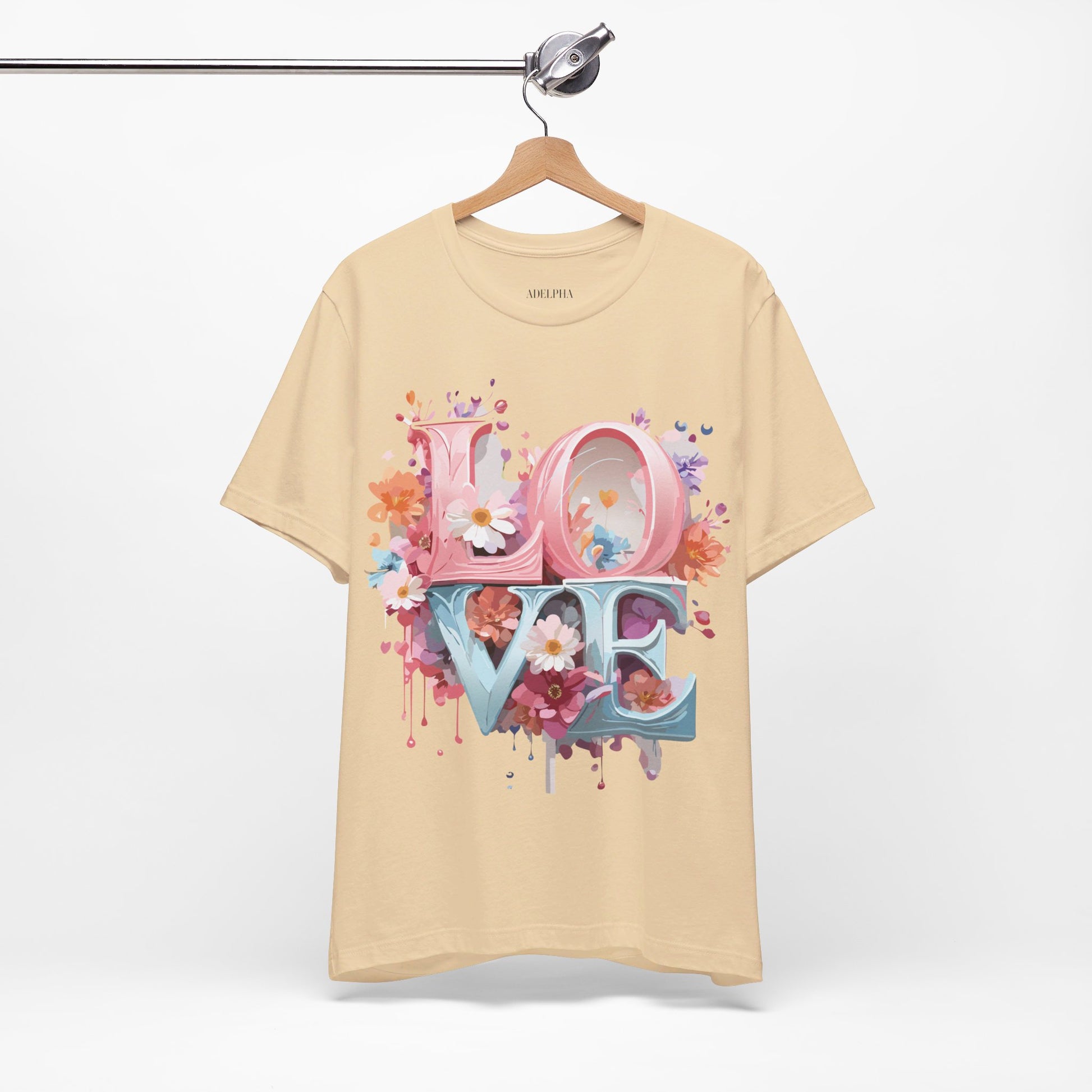 Natural Cotton Tee Shirt - Love story Collection Printify