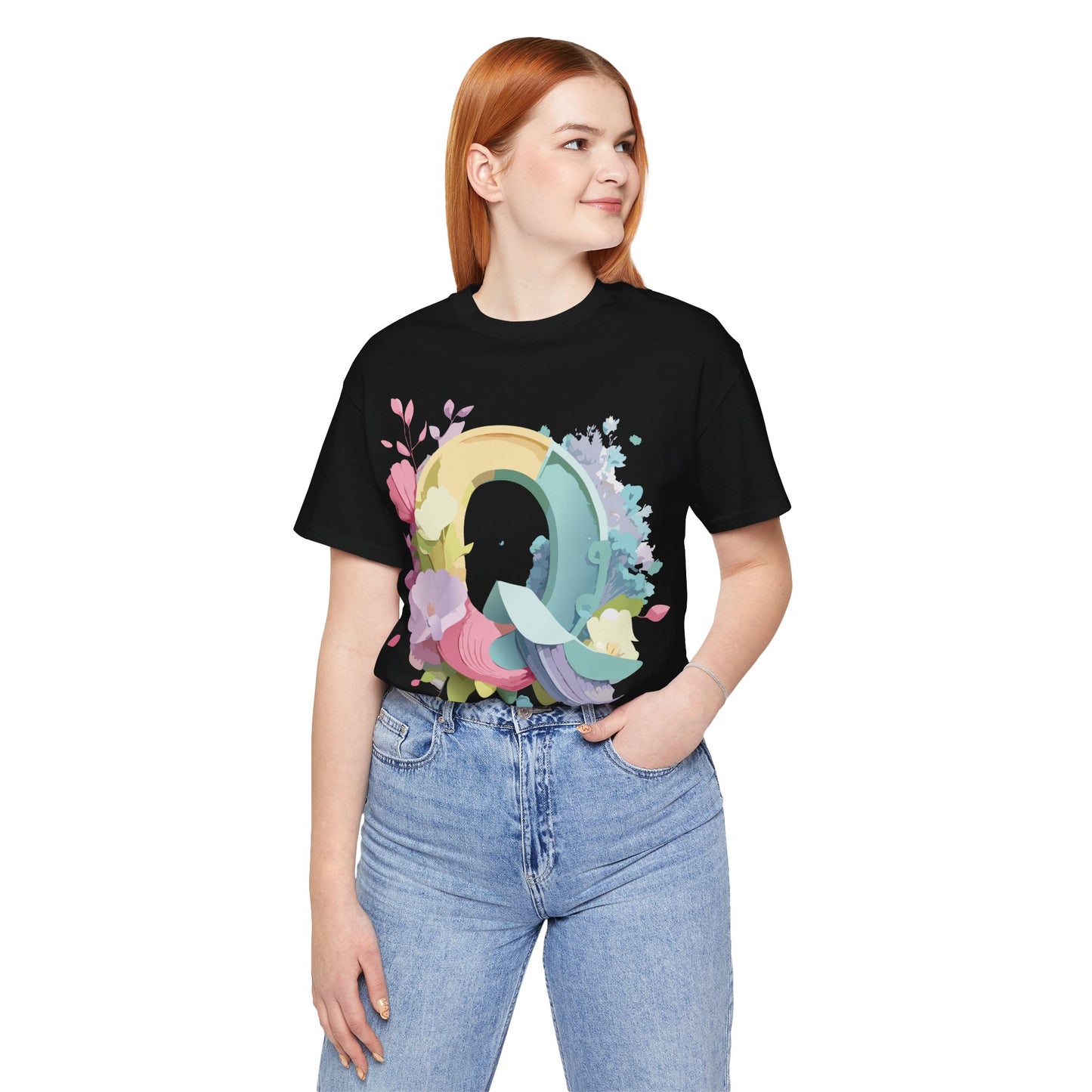 Letter Shirt, Letter Q Shirt - ADELPHA