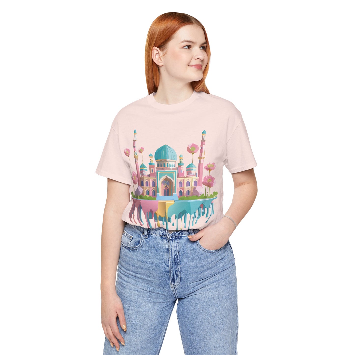 Natural Cotton Tee Shirt - Tashkent, Uzbekistan Printify