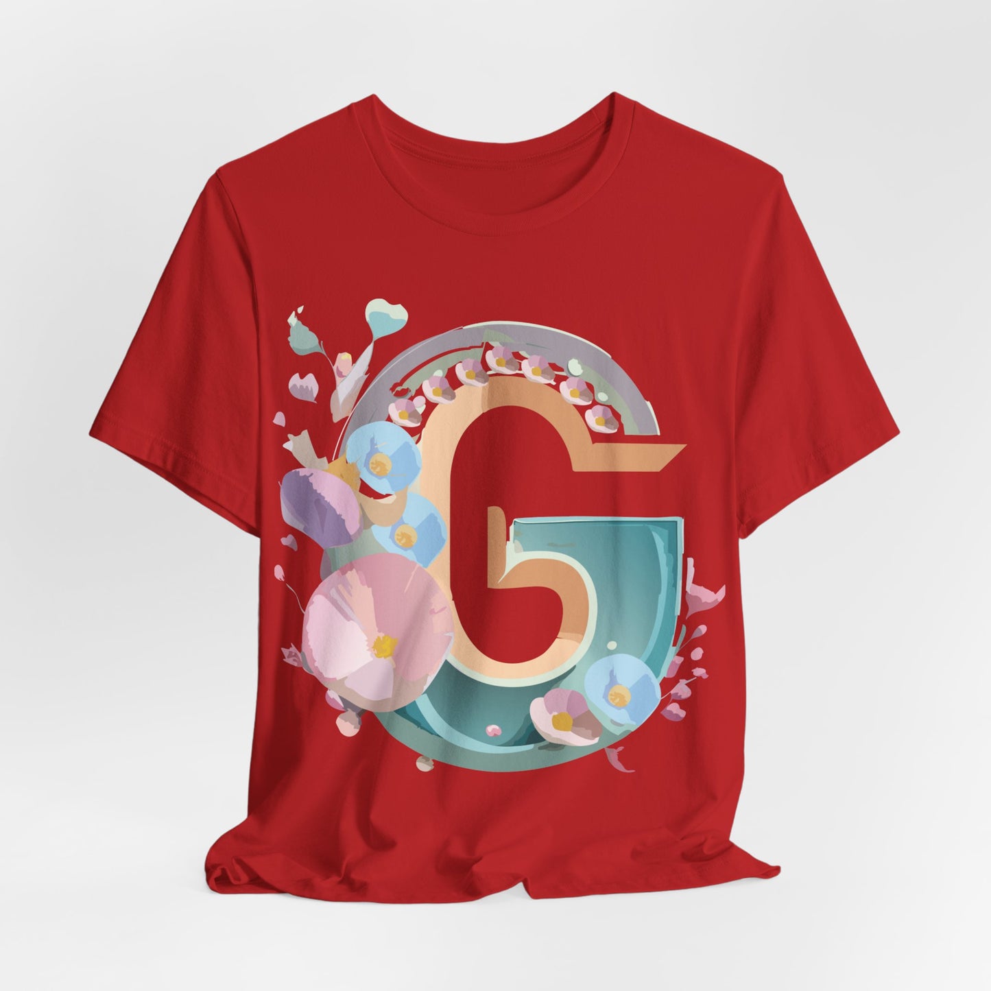 Natural Cotton Tee Shirt - Letters Collection - G Printify
