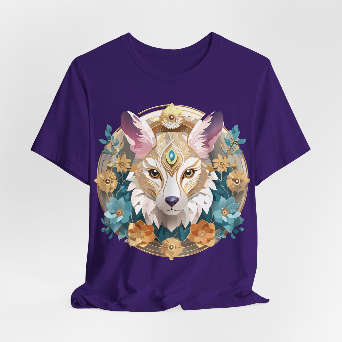 Natural Cotton Tee Shirt - Medallion Collection Printify