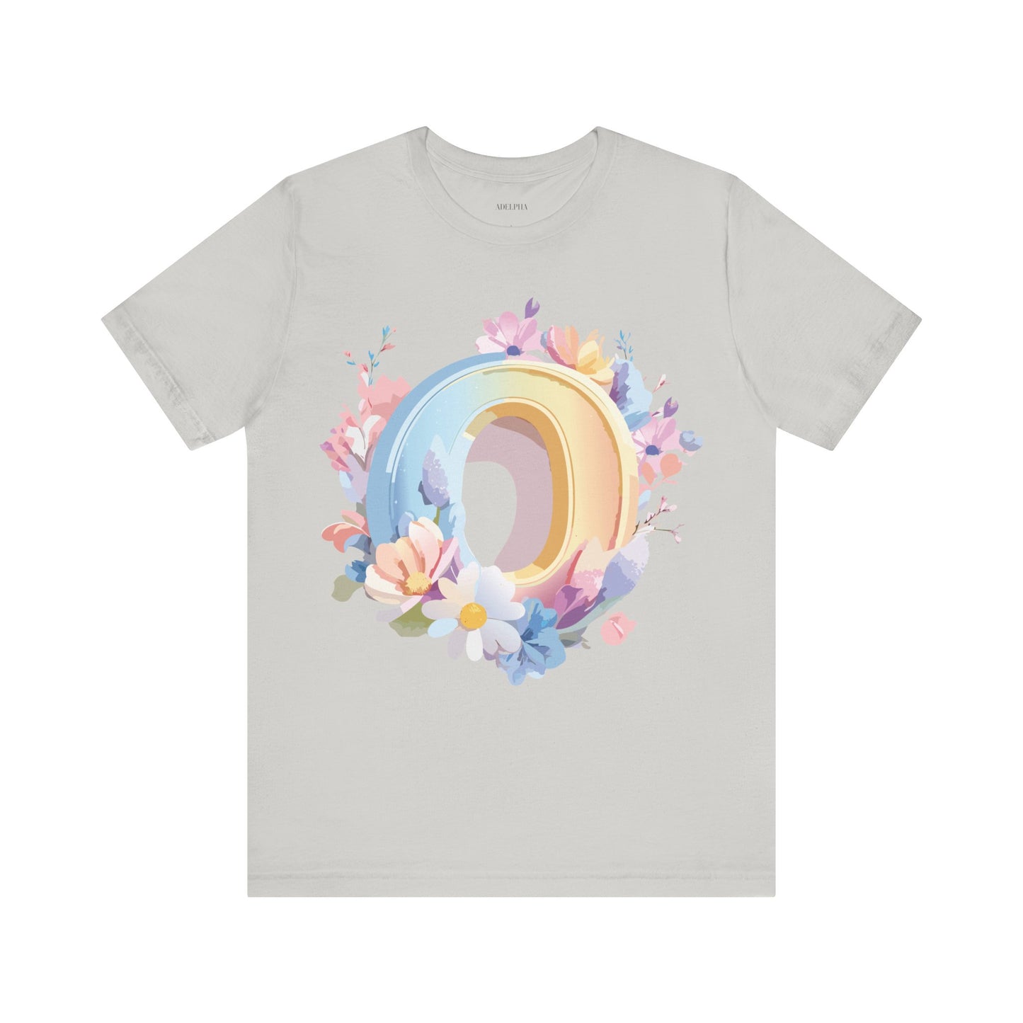 Natural Cotton Tee Shirt - Letters Collection - O Printify