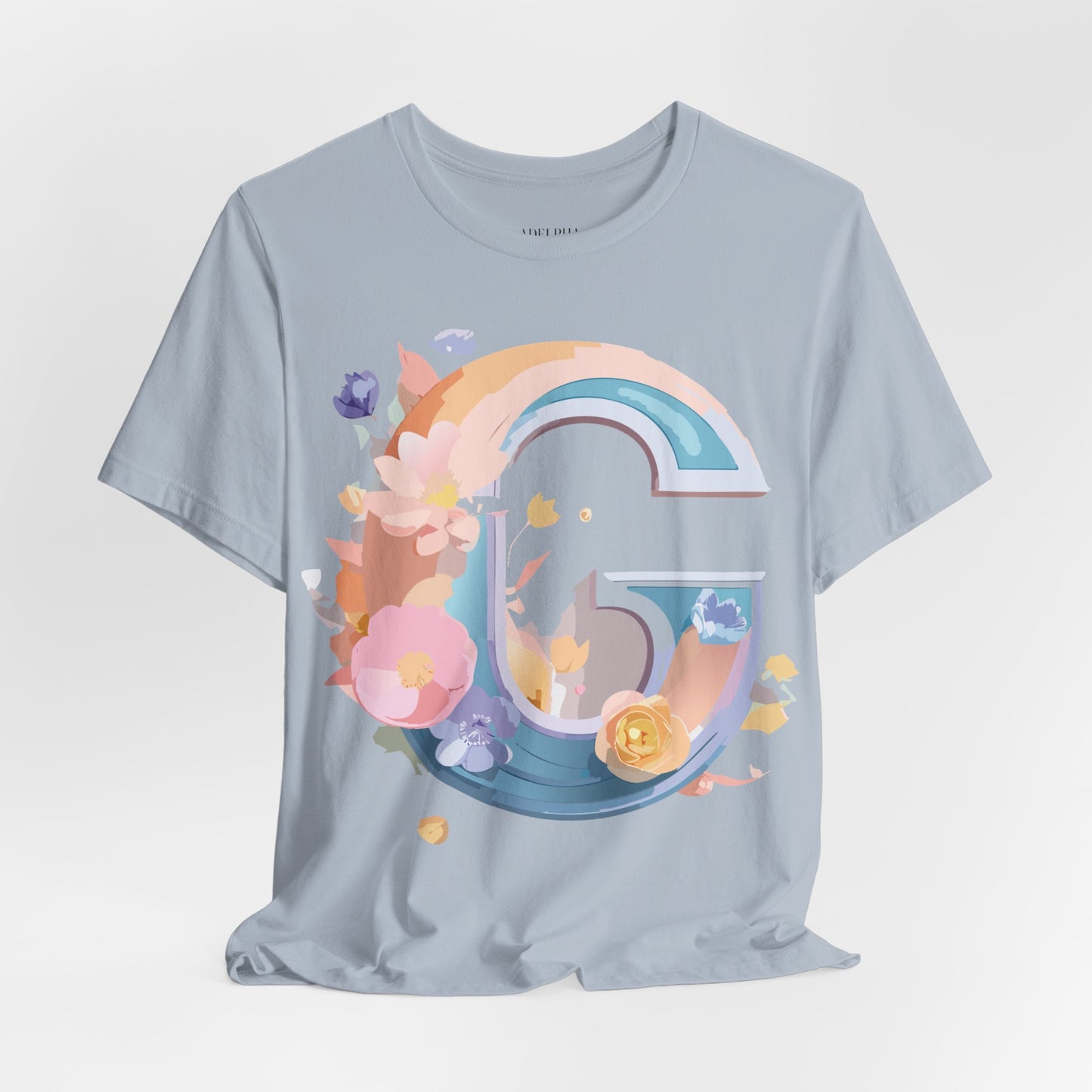 Natural Cotton Tee Shirt - Letters Collection - G Printify