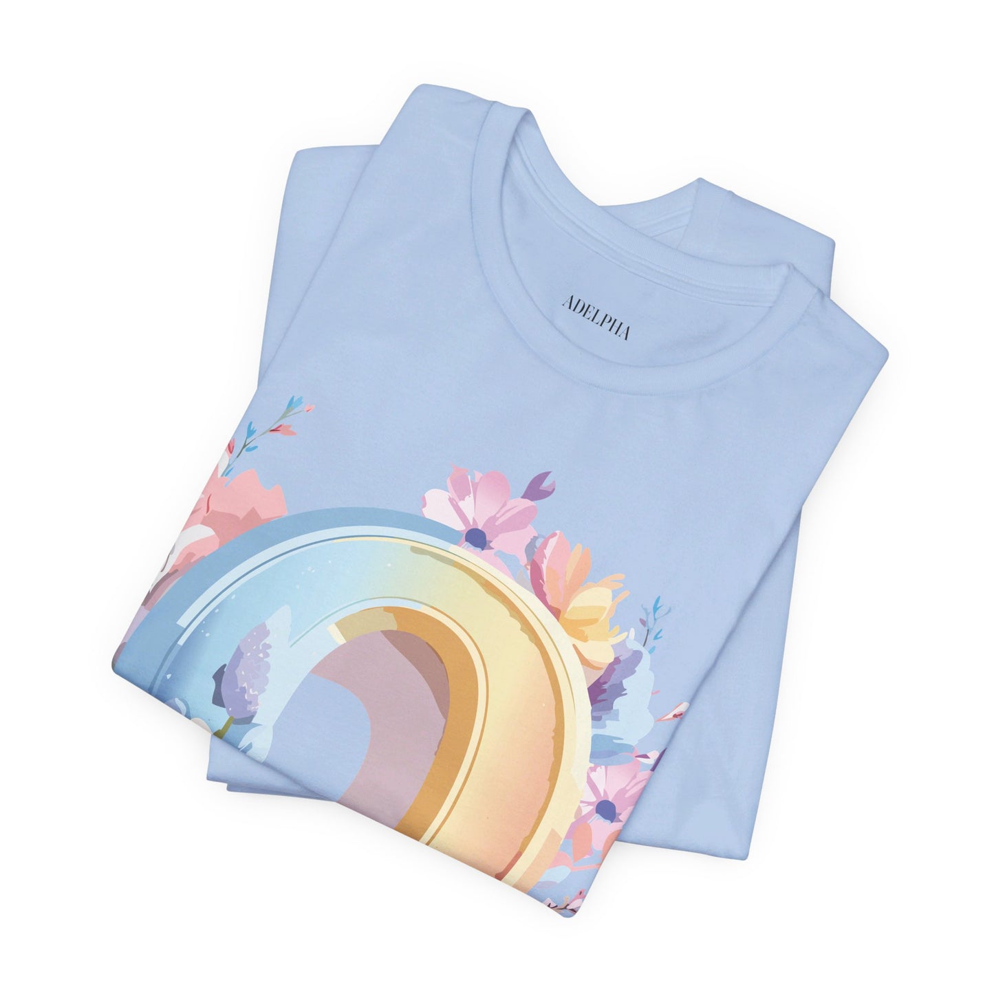Natural Cotton Tee Shirt - Letters Collection - O Printify
