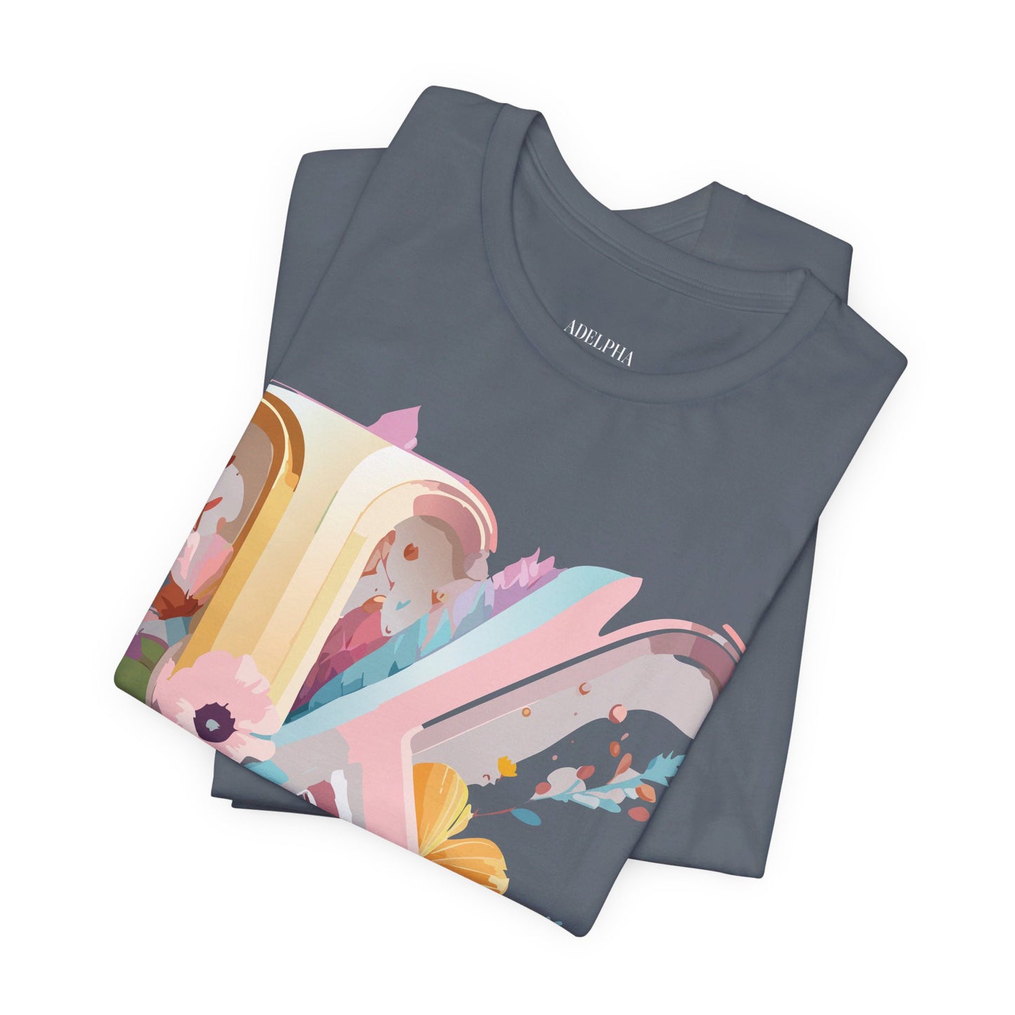 Natural Cotton Tee Shirt - Letters Collection - K Printify