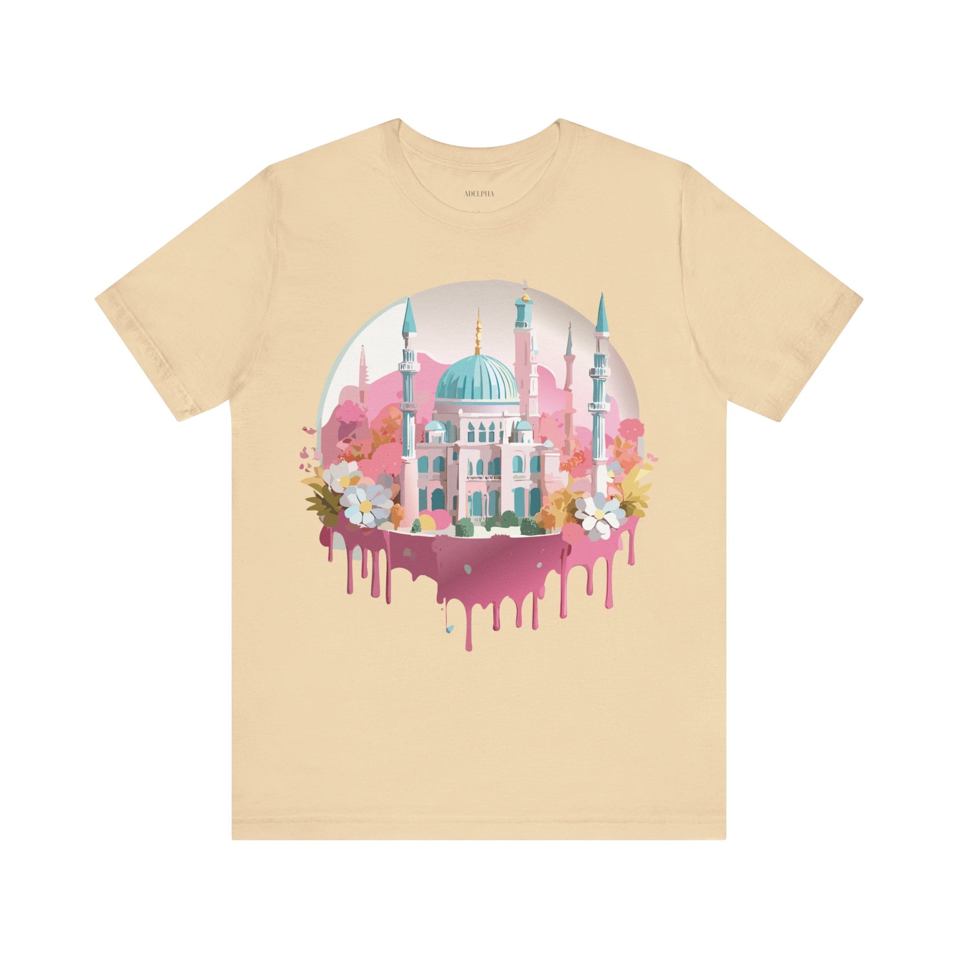 Natural Cotton Tee Shirt - Istanbul, Turkey Printify