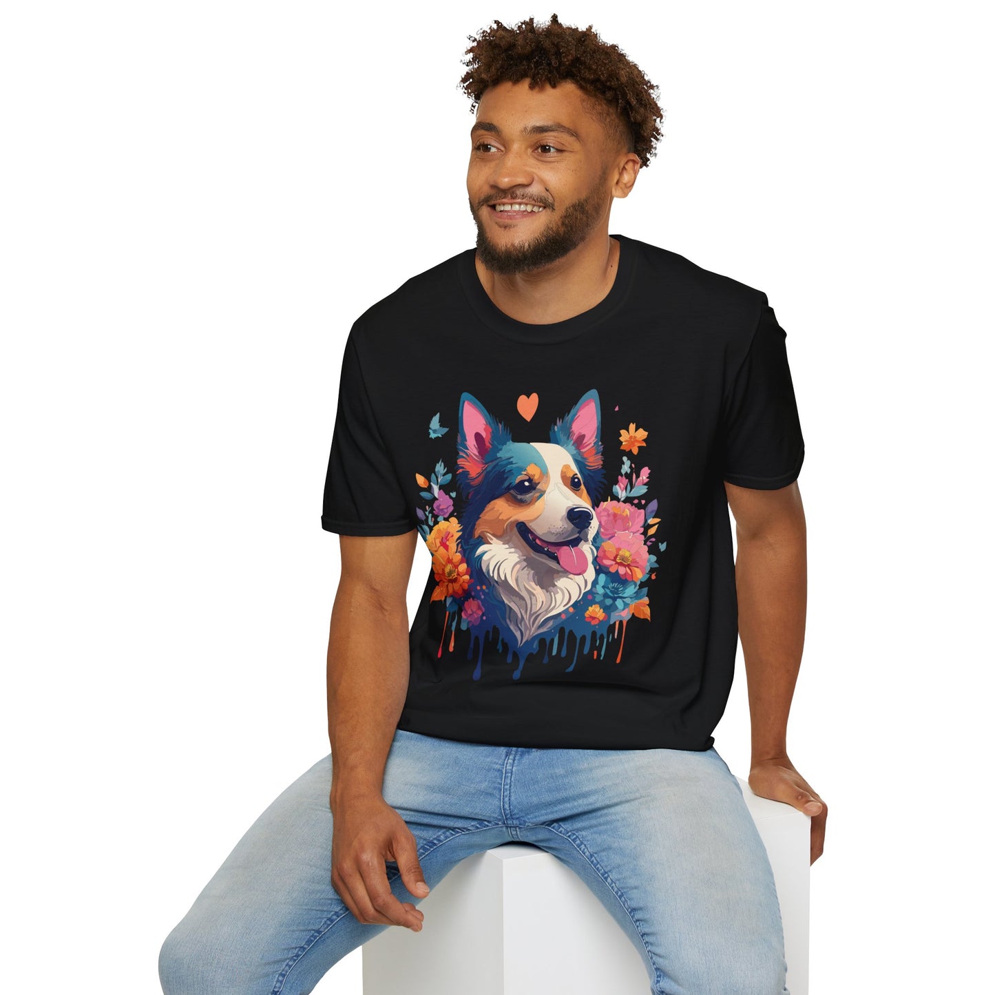 Dog Shirt, Shirt with Dog, Animal Tee, Shirt with Animals
