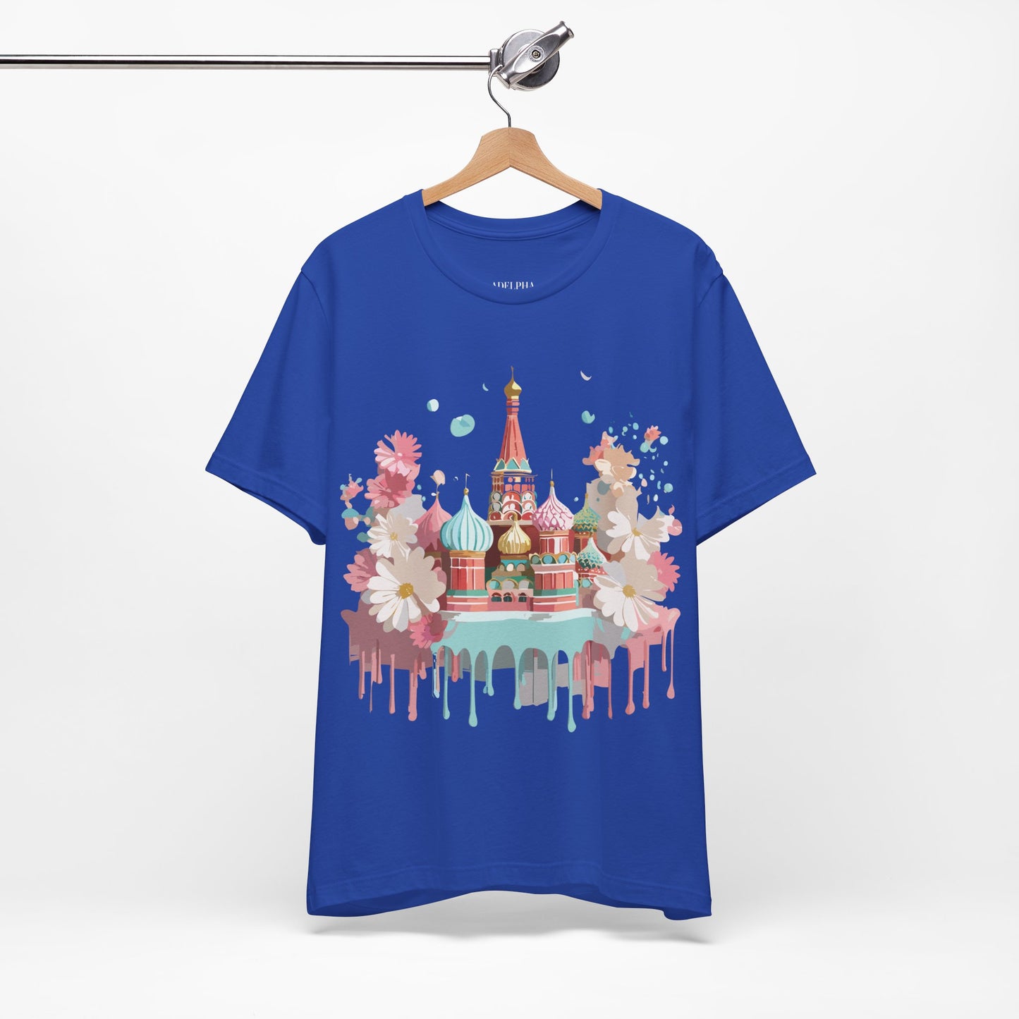 Natural Cotton Tee Shirt - Beautiful Places Collection - Moscow Printify