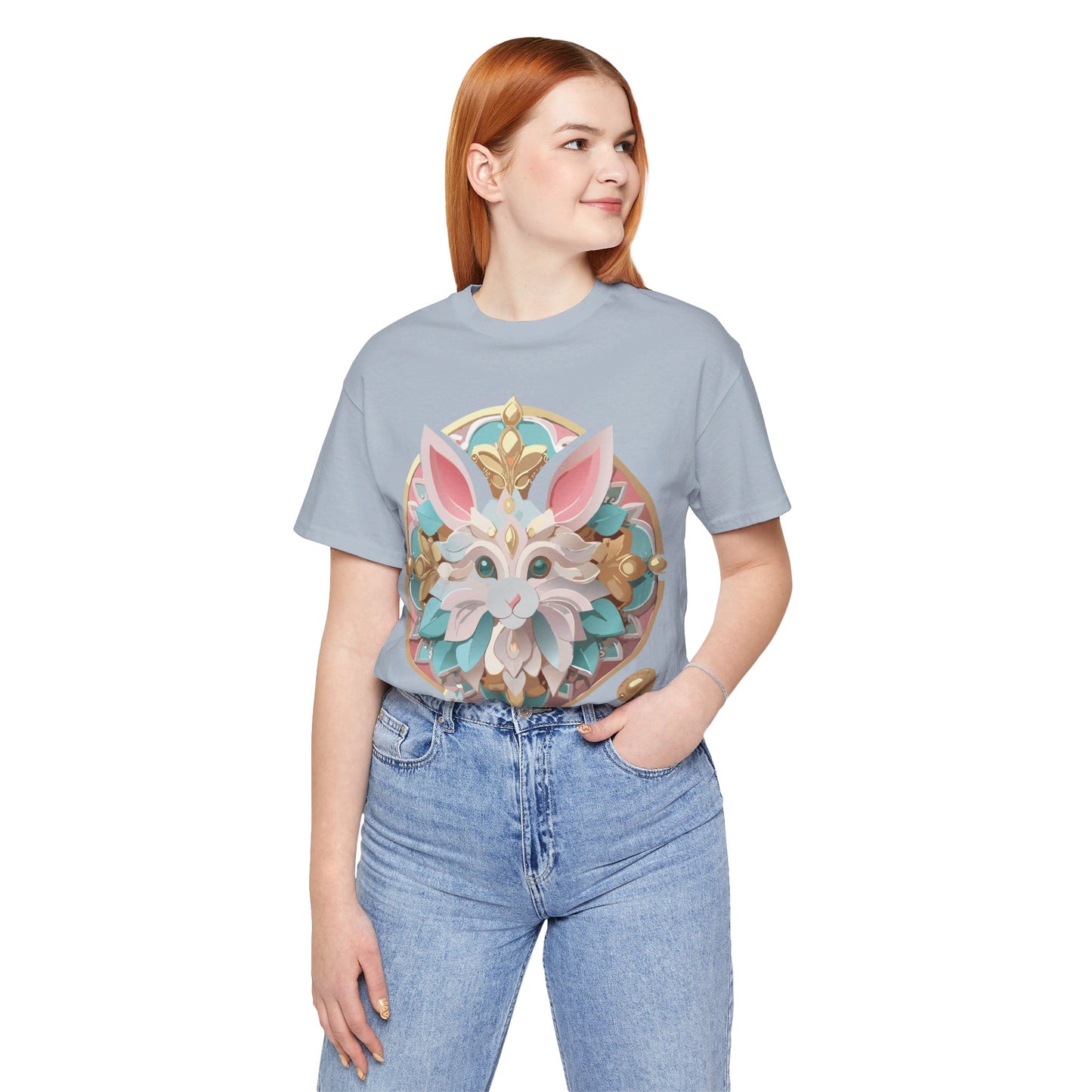 Natural Cotton Tee Shirt - Medallion Collection Printify