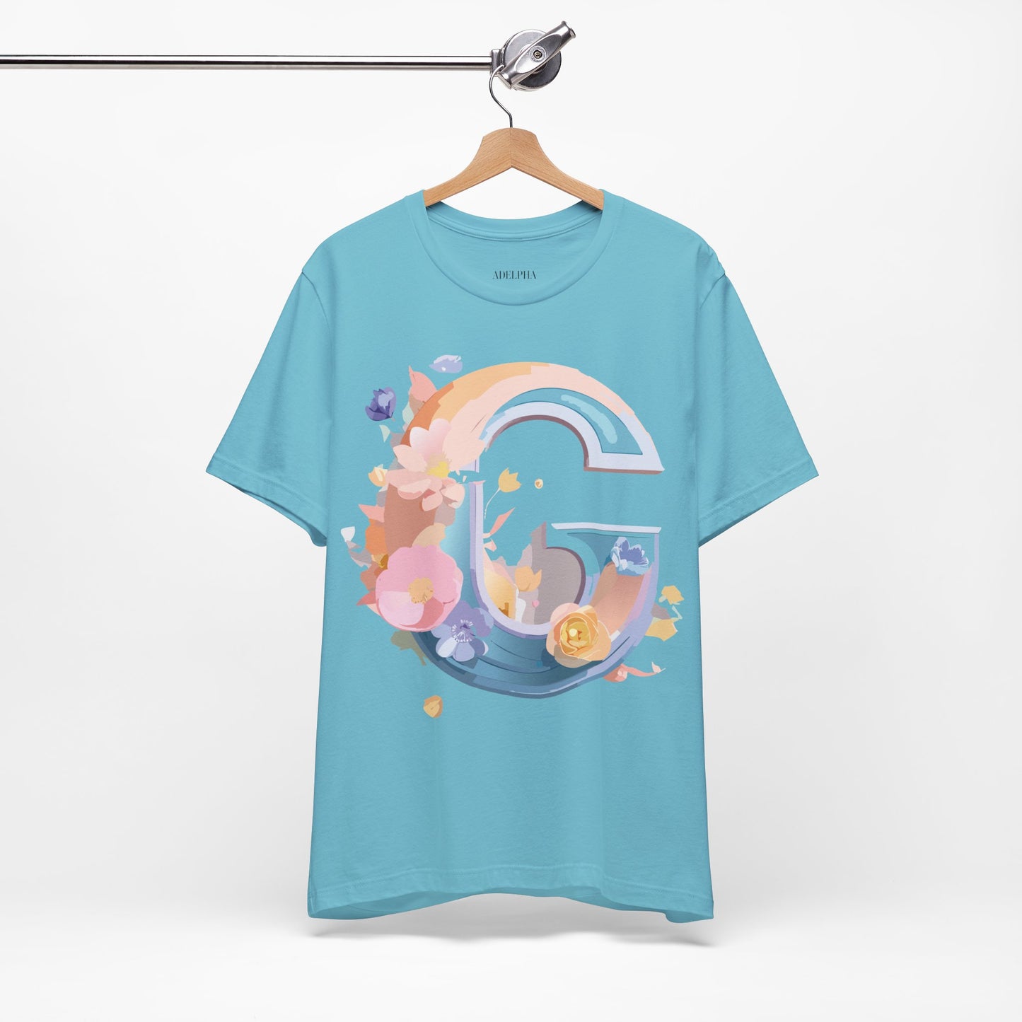 Natural Cotton Tee Shirt - Letters Collection - G Printify