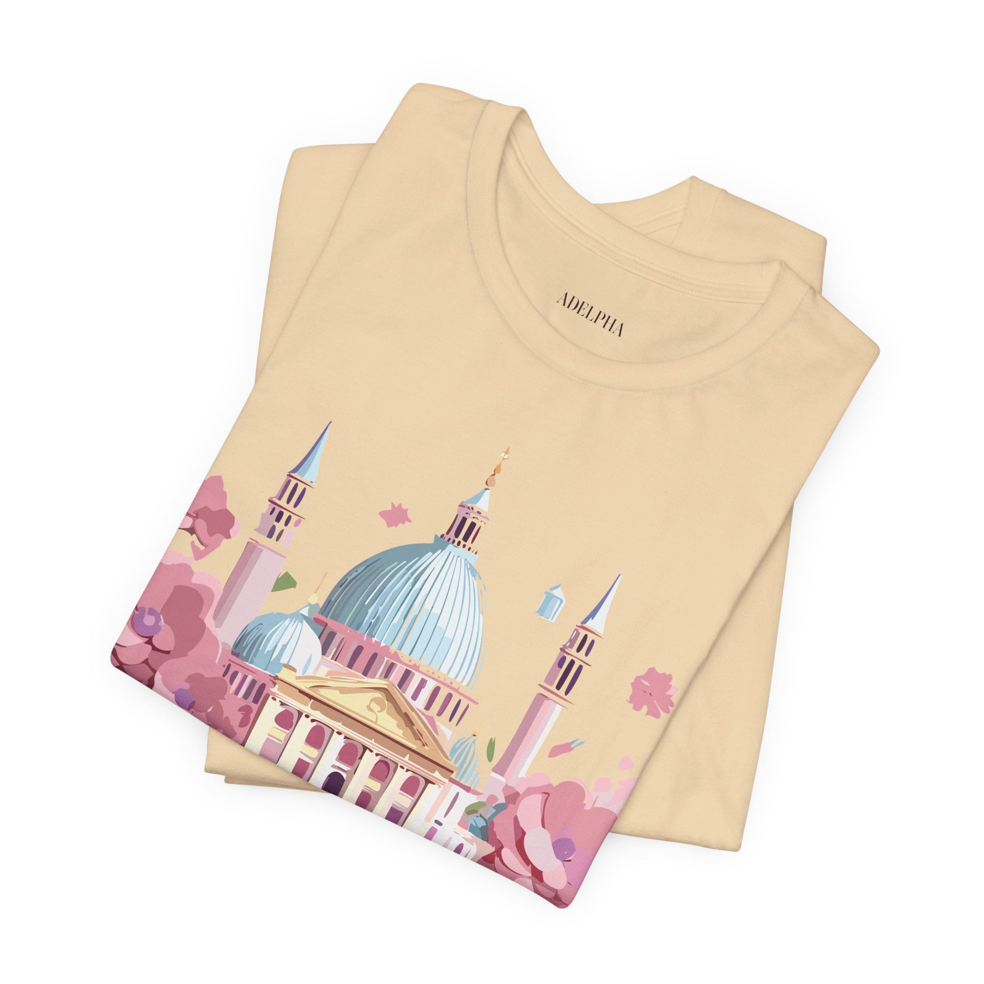 Natural Cotton Tee Shirt - Beautiful Places Collection - Venice Printify